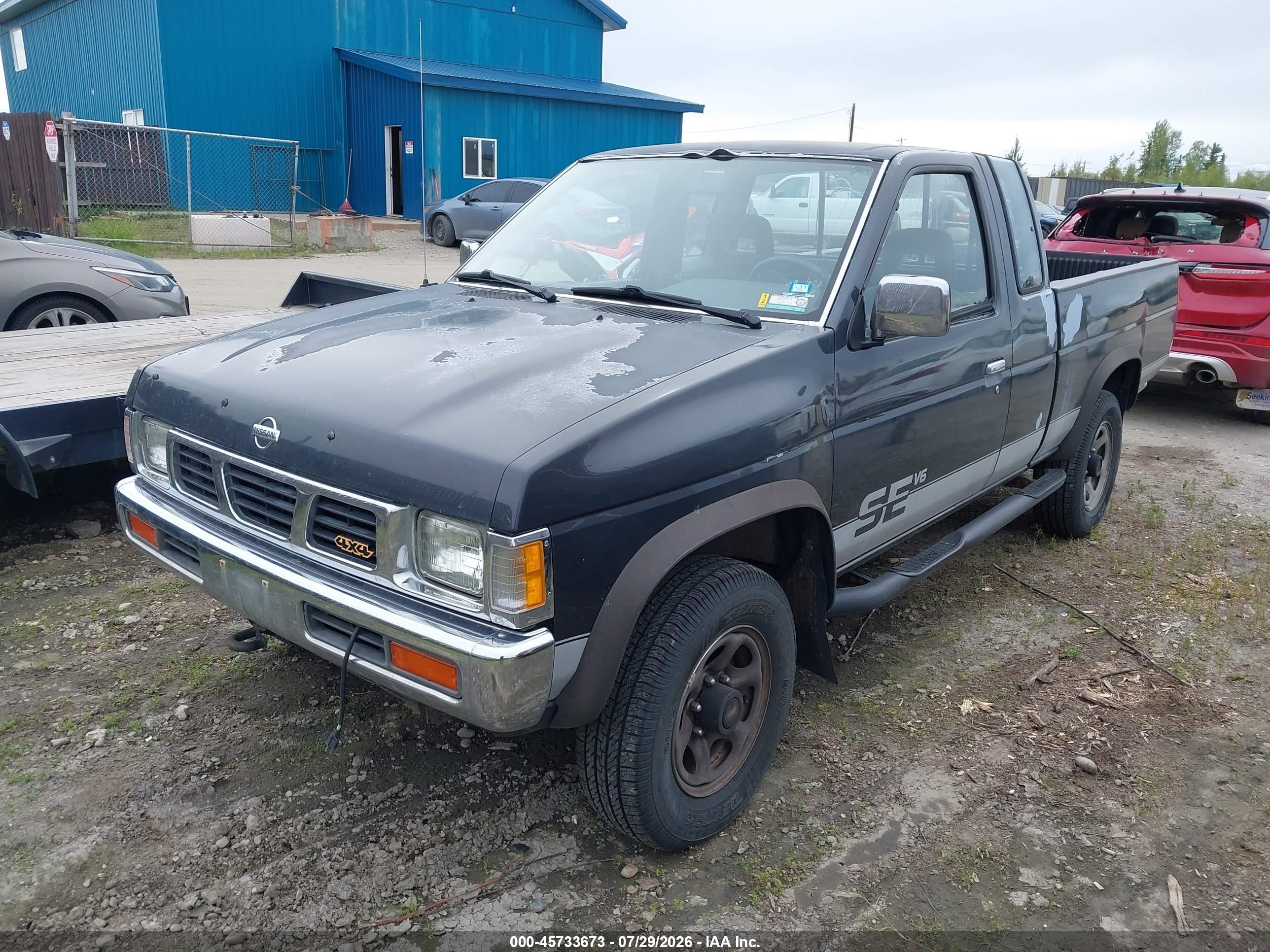 1993 Nissan Truck King Cab Se Gray vin: 1N6HD16YXPC341924