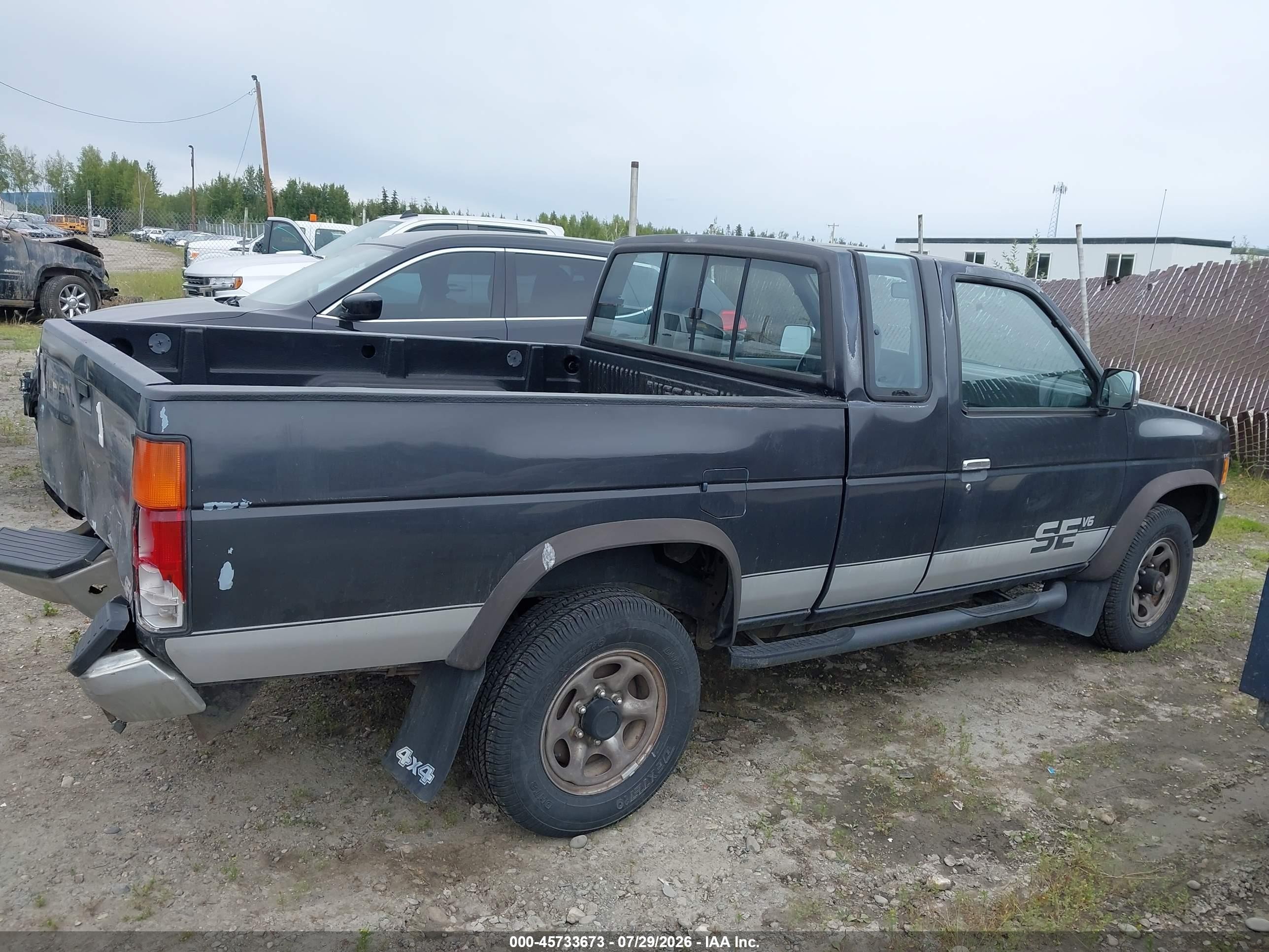1993 Nissan Truck King Cab Se Gray vin: 1N6HD16YXPC341924