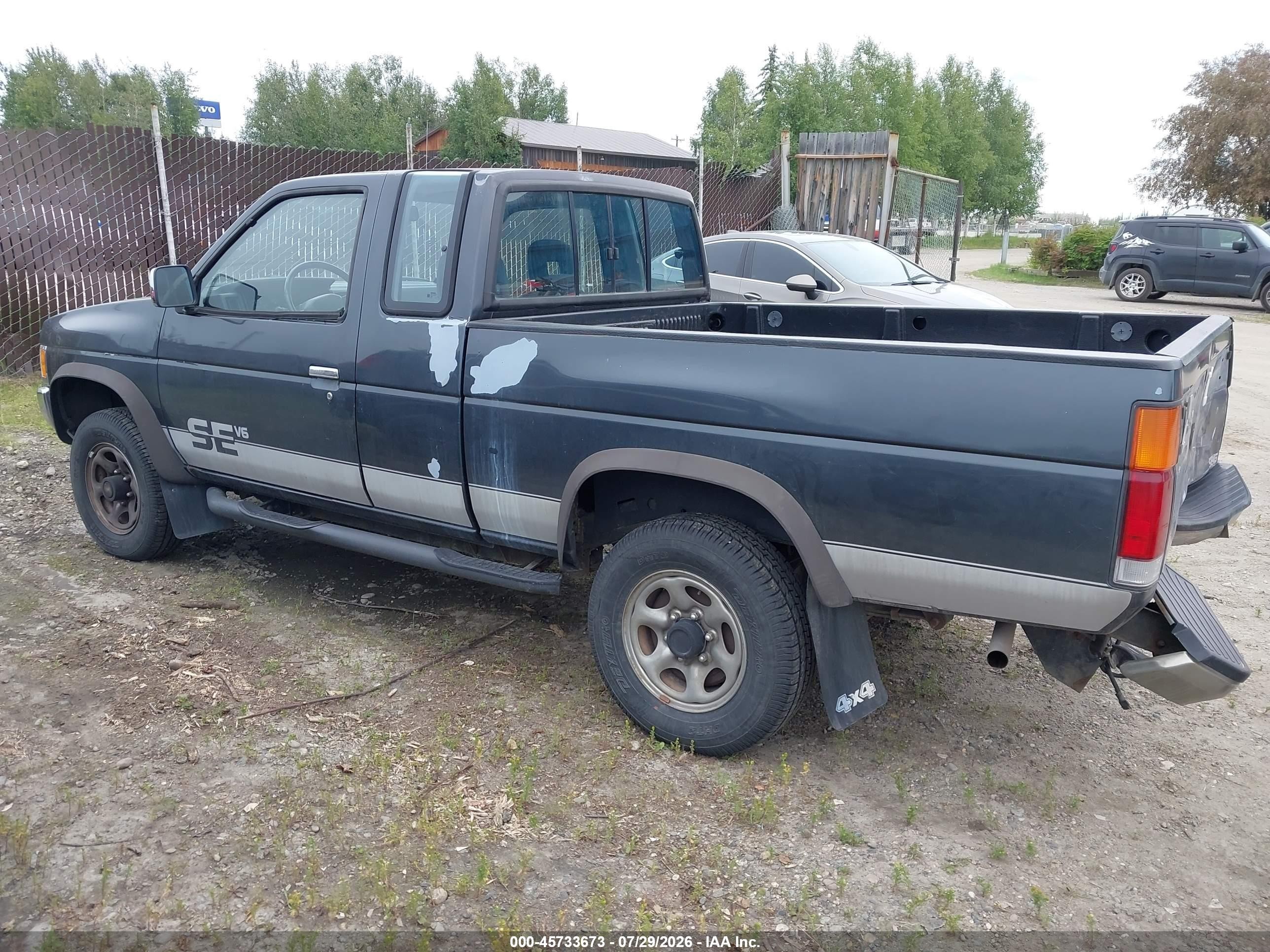 1993 Nissan Truck King Cab Se Gray vin: 1N6HD16YXPC341924