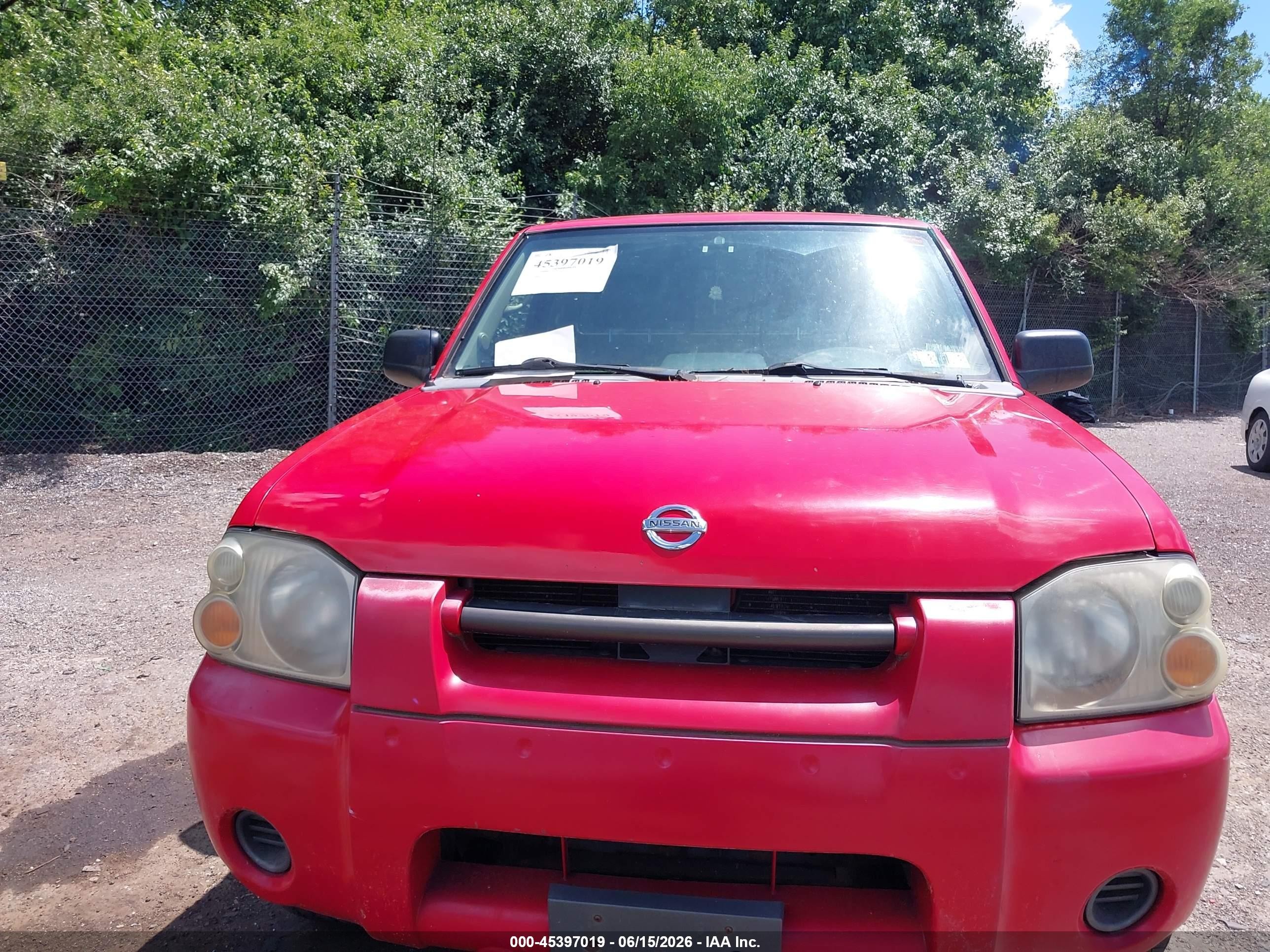 2003 Nissan Frontier Sve-v6 Red vin: 1N6MD26Y03C423658