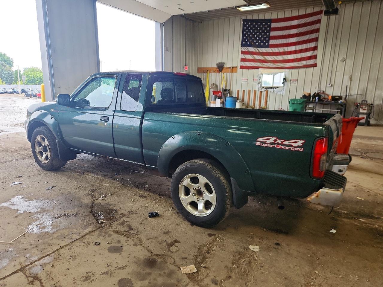 2001 Nissan Frontier Sc Green vin: 1N6MD26Y71C360930