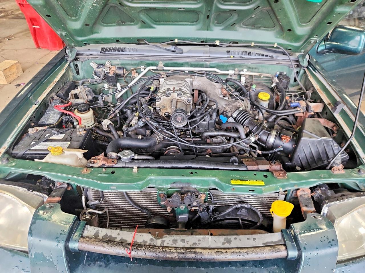 2001 Nissan Frontier Sc Green vin: 1N6MD26Y71C360930