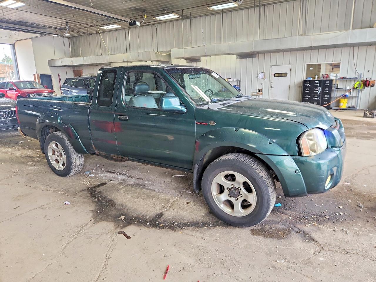 2001 Nissan Frontier Sc Green vin: 1N6MD26Y71C360930