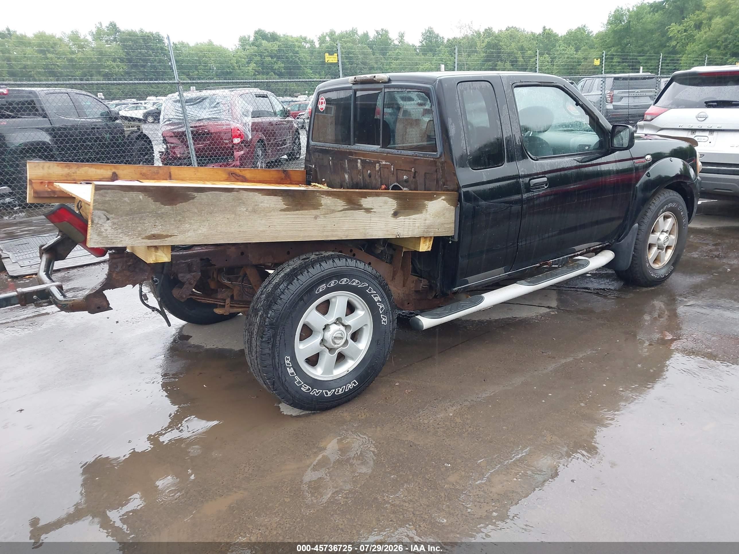 2003 Nissan Frontier Sve-v6 Black vin: 1N6MD26Y83C400869