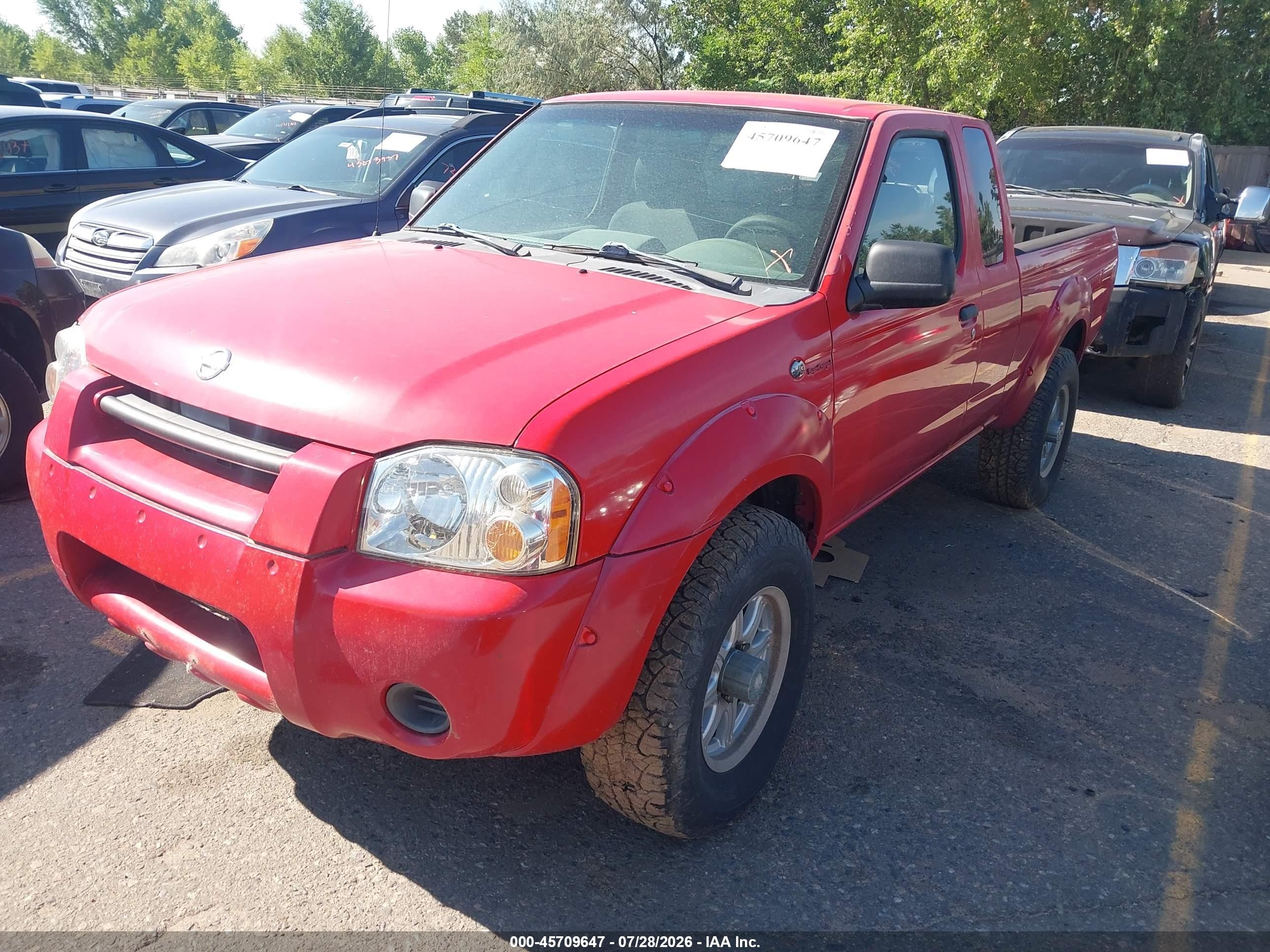 2003 Nissan Frontier Sve-v6 Красный vin: 1N6MD26Y83C415789