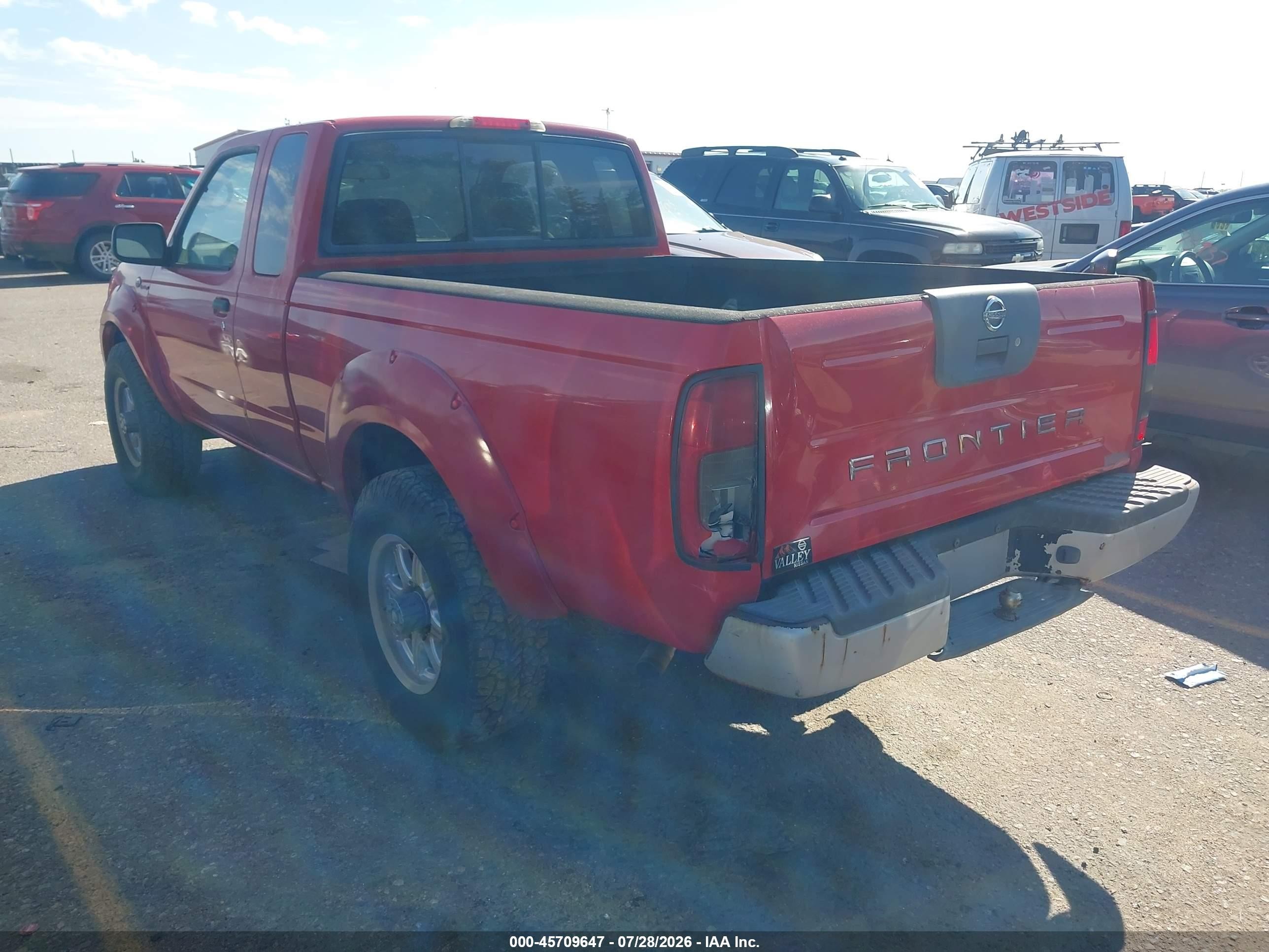2003 Nissan Frontier Sve-v6 Красный vin: 1N6MD26Y83C415789