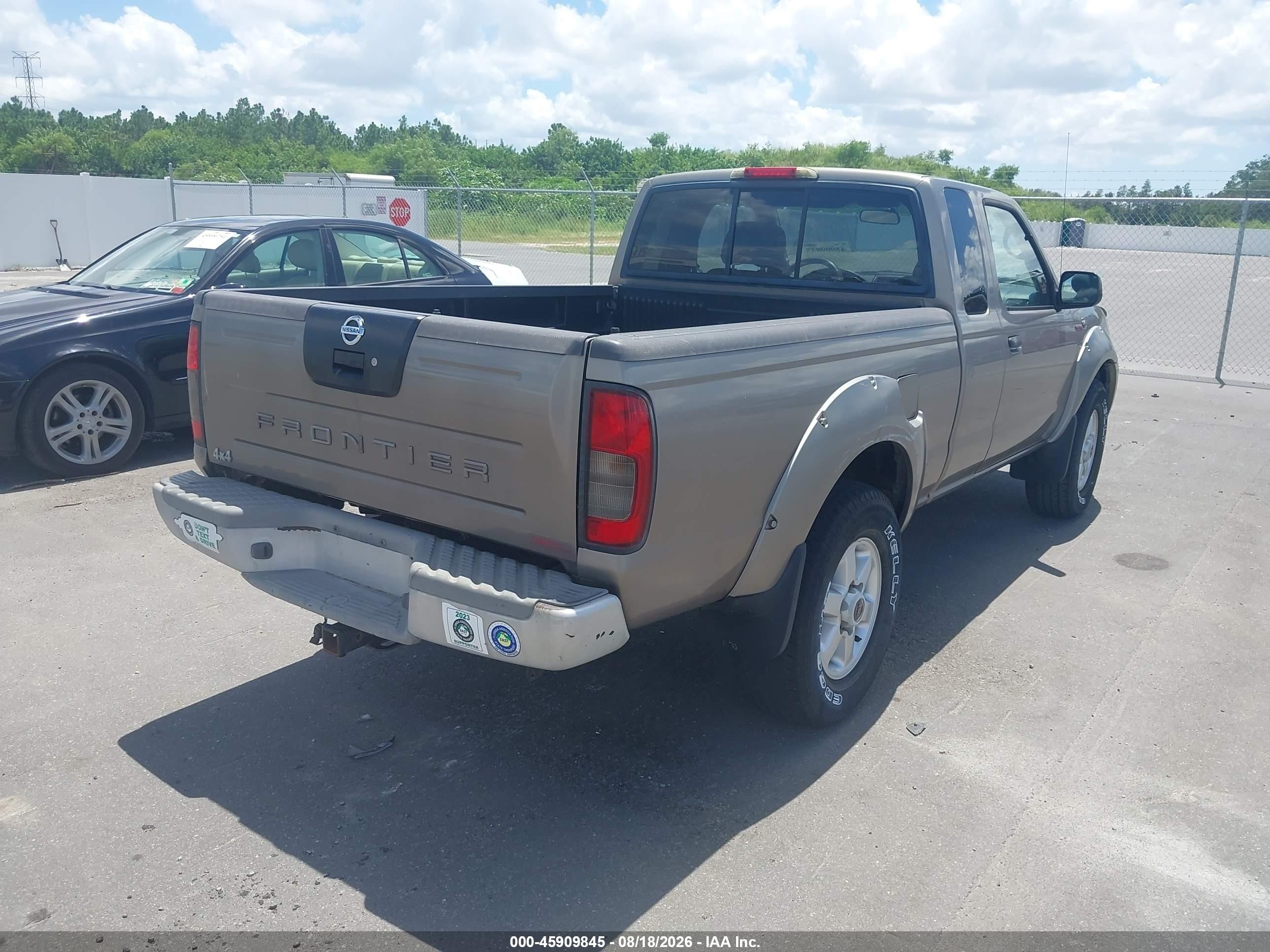 2004 Nissan Frontier Sc-v6 Gray vin: 1N6MD26Y94C420470