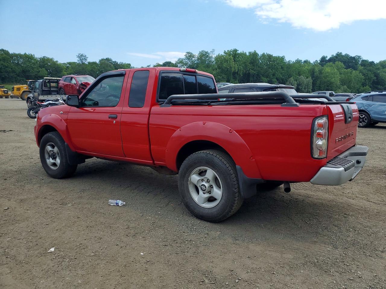 2002 Nissan Frontier King Cab Sc Красный vin: 1N6MD26YX2C378159