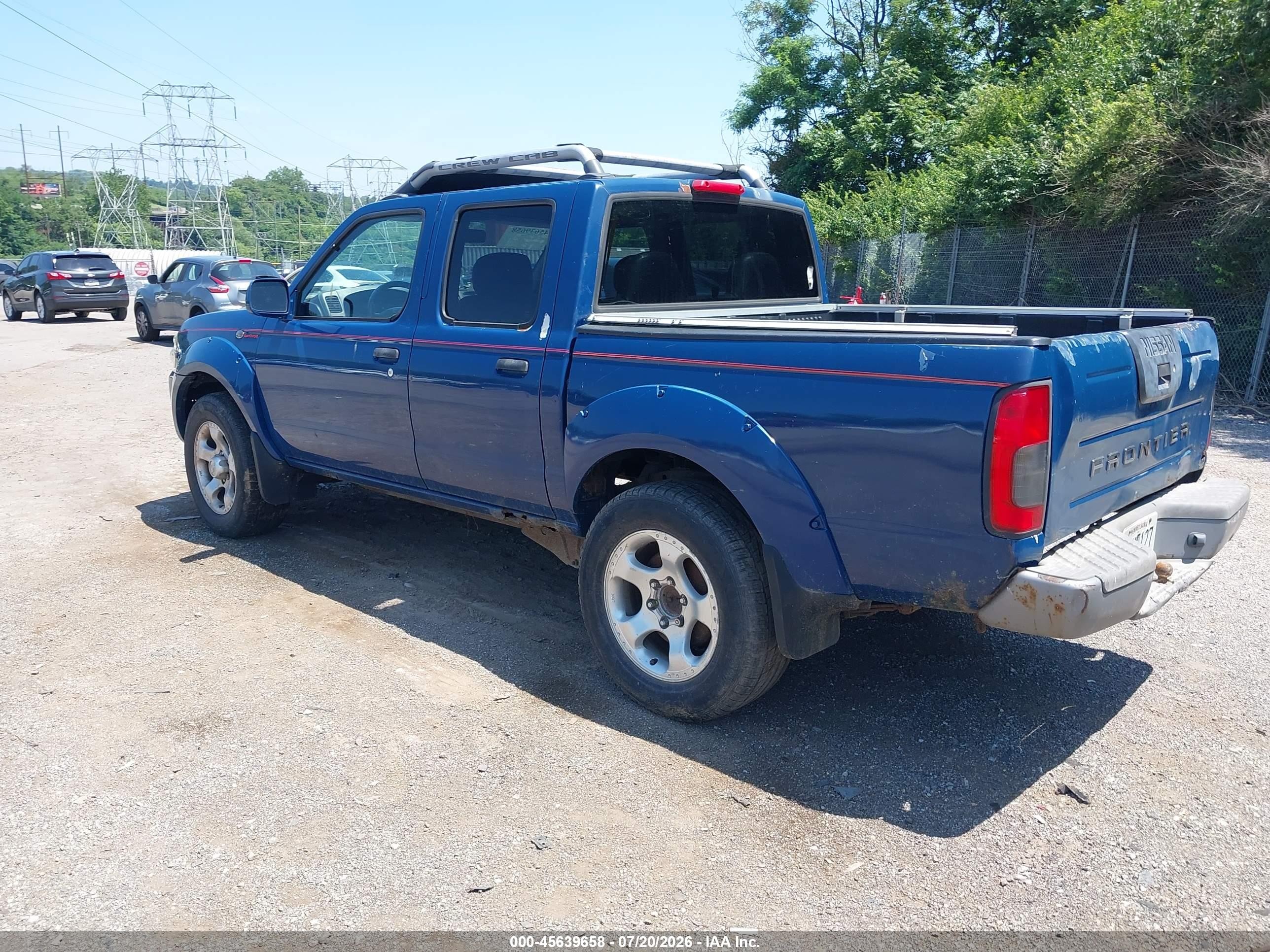 2001 Nissan Frontier Sc-v6 Blue vin: 1N6MD27T31C351810