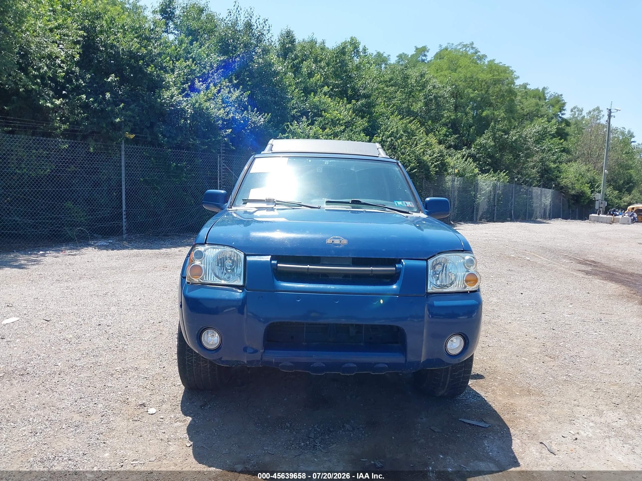 2001 Nissan Frontier Sc-v6 Blue vin: 1N6MD27T31C351810