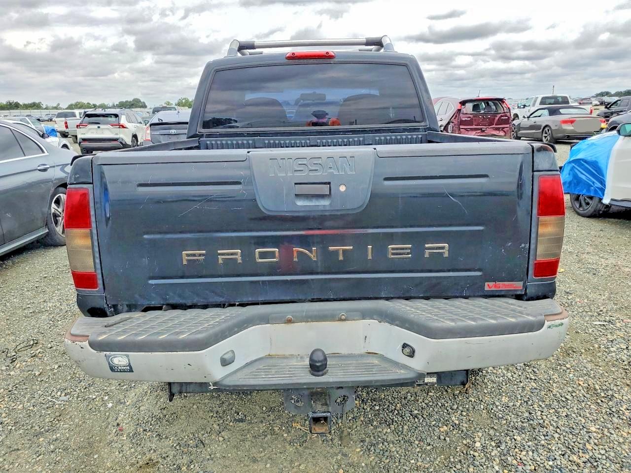 2001 Nissan Frontier Crew Cab Sc Black vin: 1N6MD27T51C367734