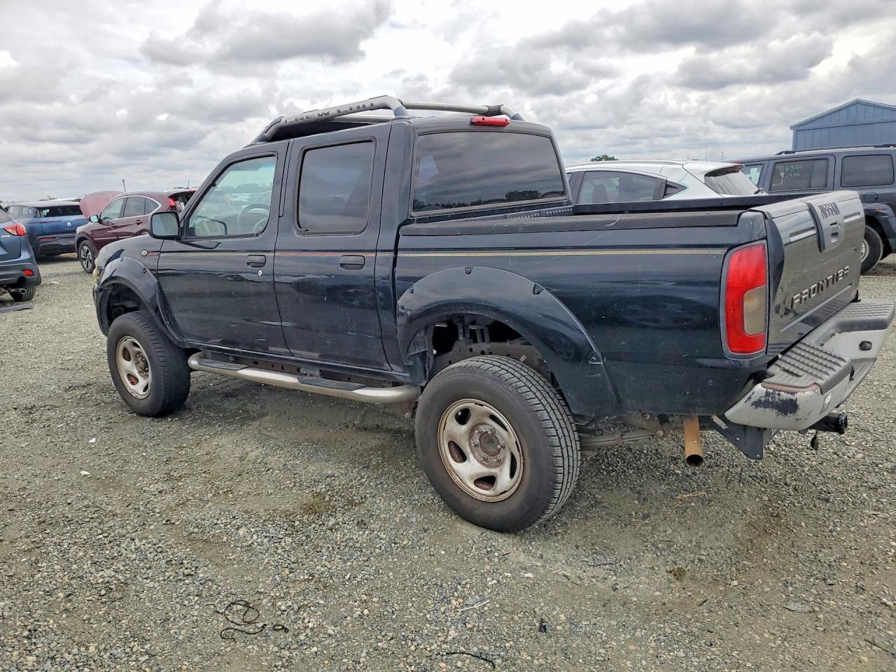 2001 Nissan Frontier Crew Cab Sc Black vin: 1N6MD27T51C367734