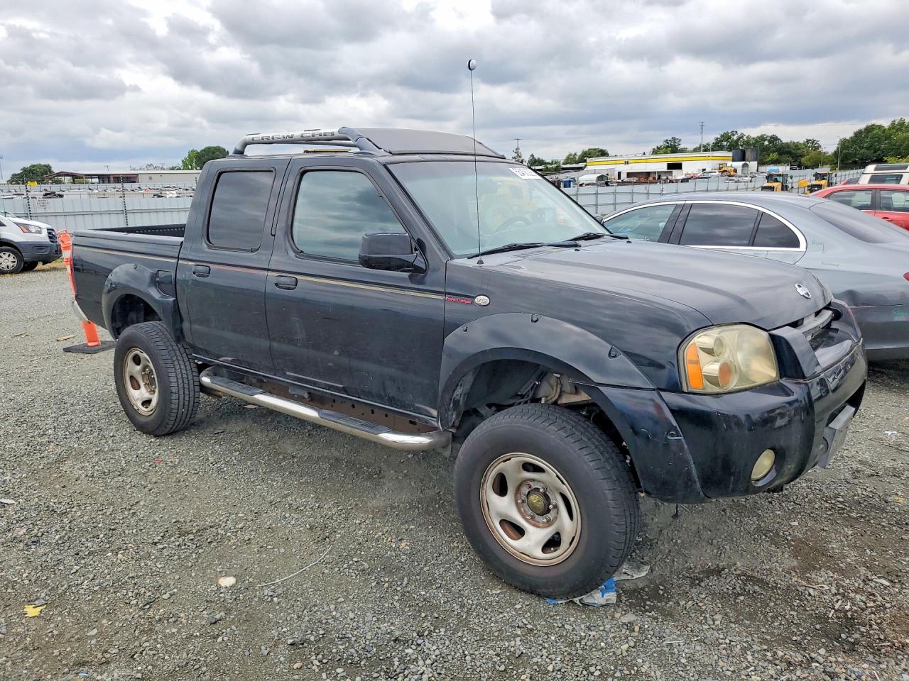 2001 Nissan Frontier Crew Cab Sc Black vin: 1N6MD27T51C367734
