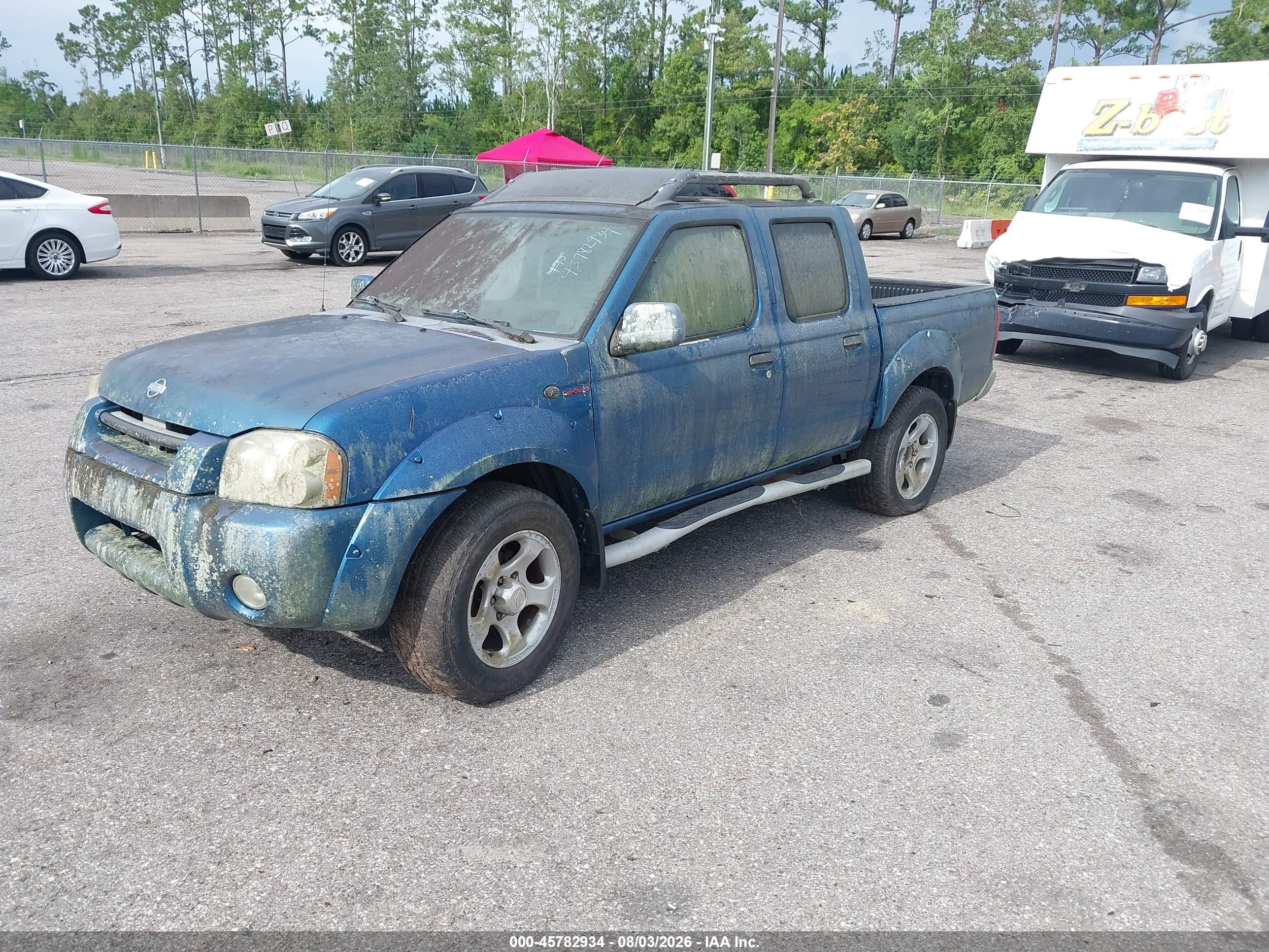 2001 Nissan Frontier Sc-v6 Blue vin: 1N6MD27T51C384632