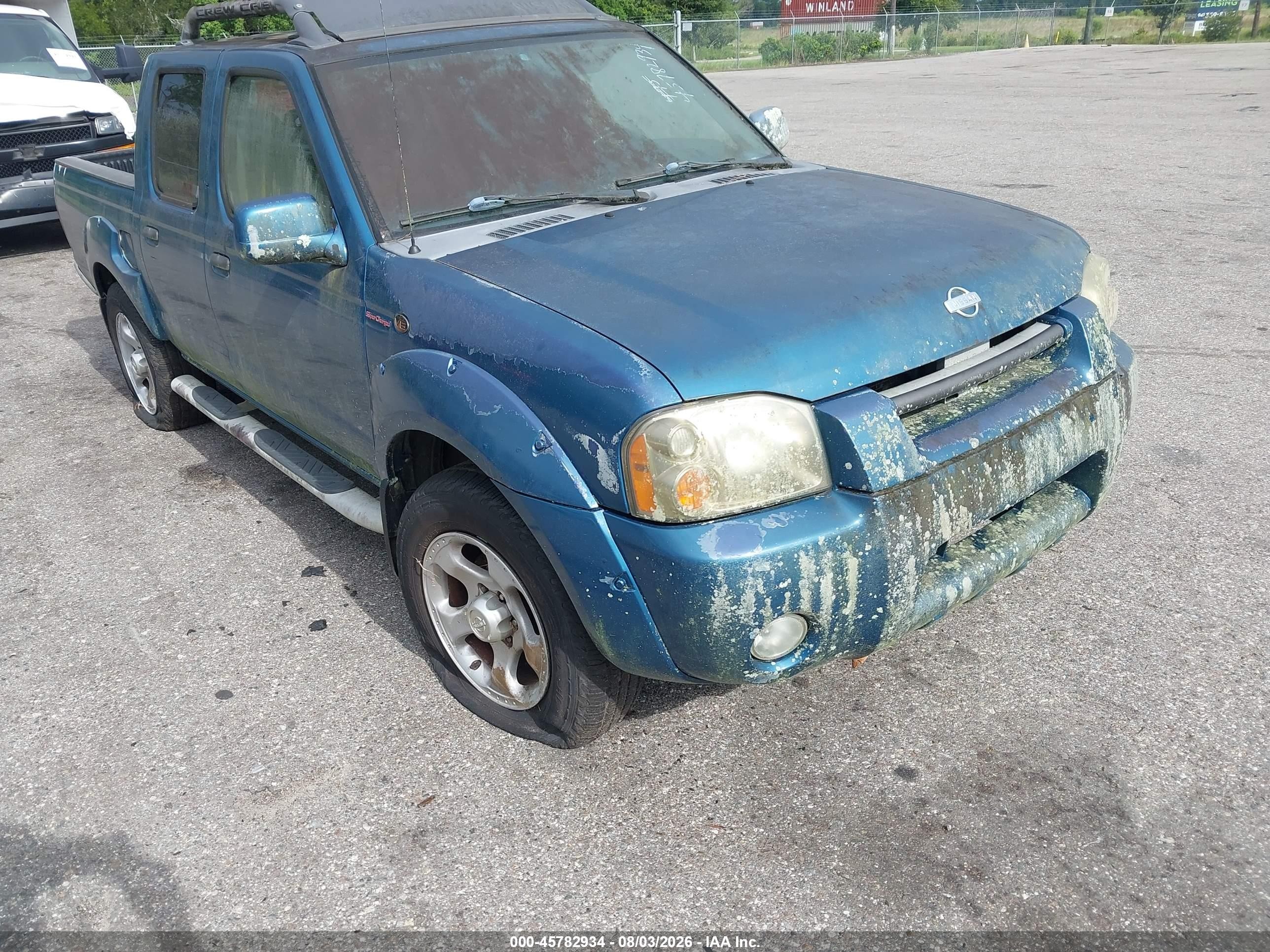 2001 Nissan Frontier Sc-v6 Blue vin: 1N6MD27T51C384632