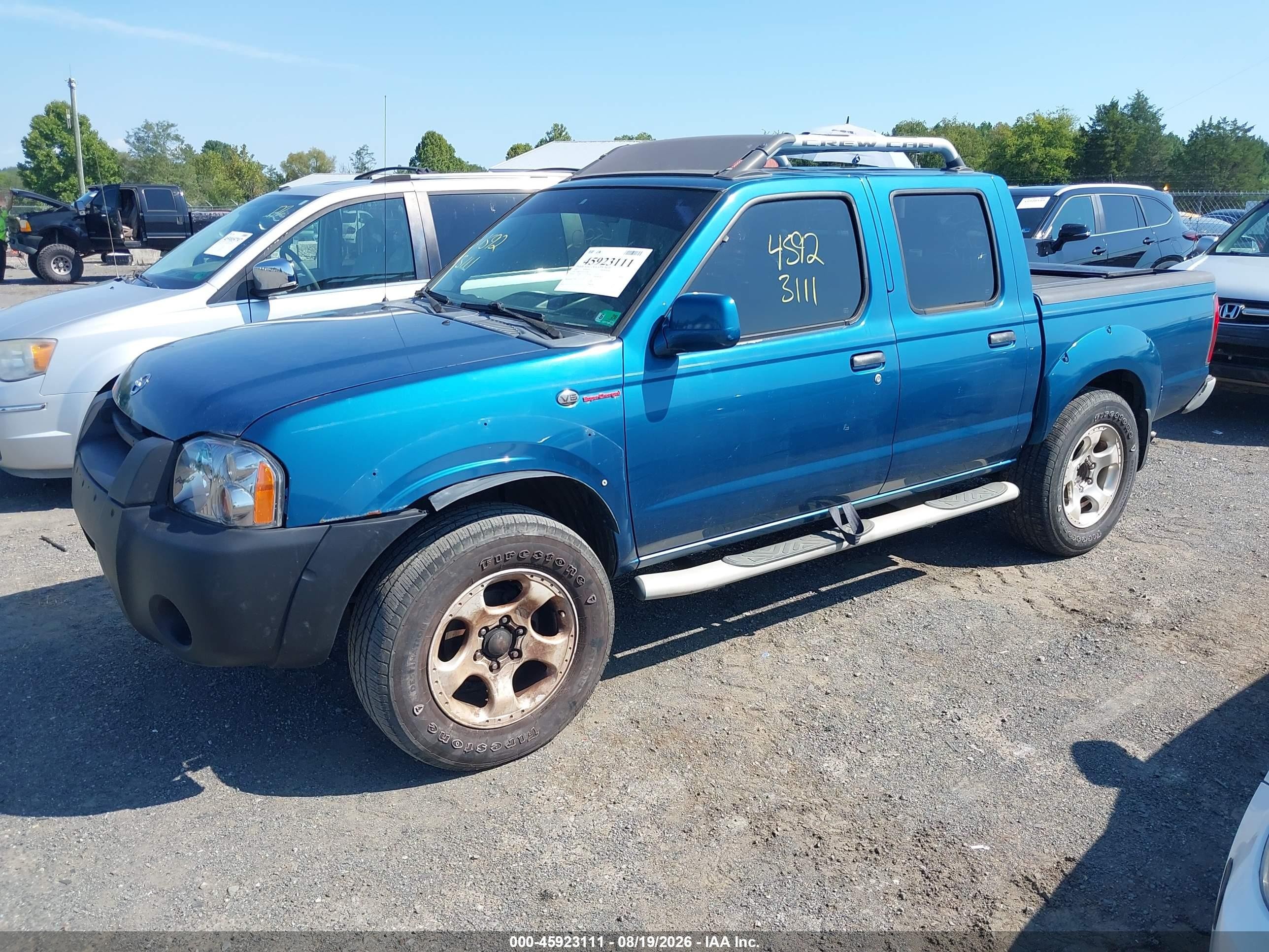 2002 Nissan Frontier Sc-v6 Blue vin: 1N6MD27T52C352264