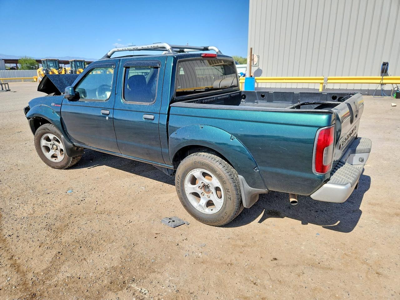 2001 Nissan Frontier Crew Cab Sc Green vin: 1N6MD27T81C374015