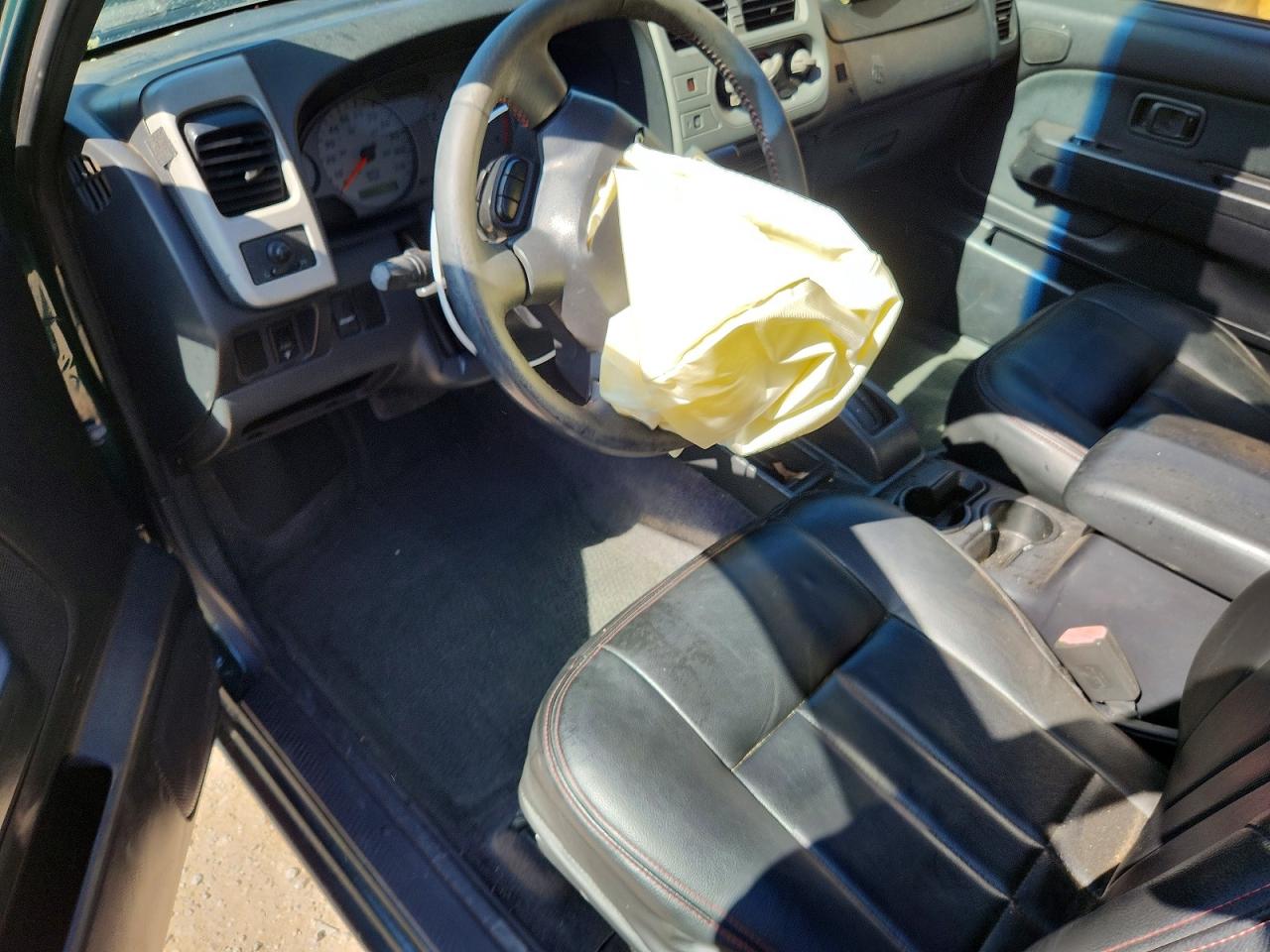 2001 Nissan Frontier Crew Cab Sc Green vin: 1N6MD27T81C374015