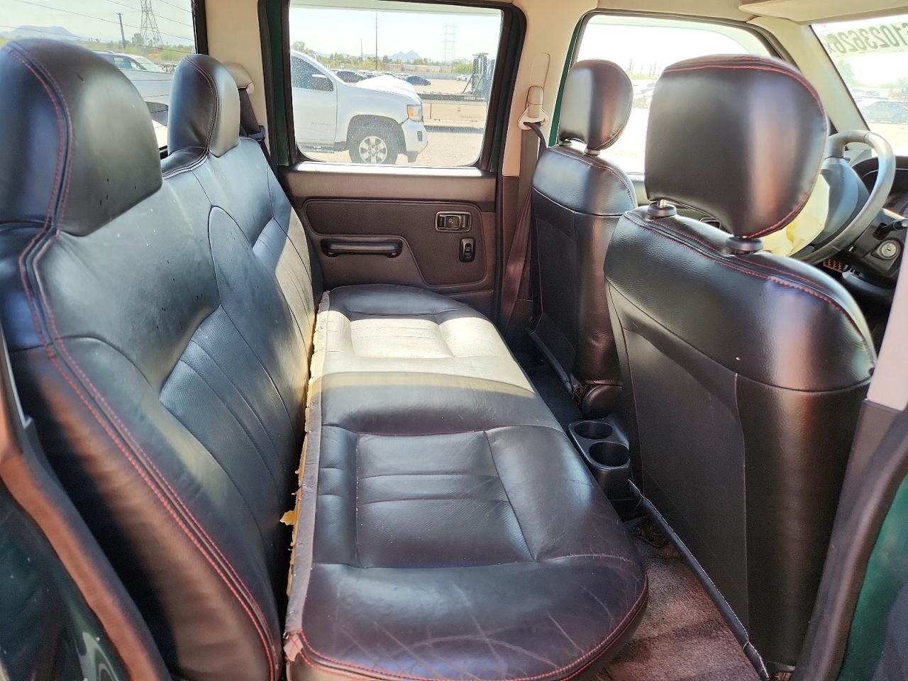 2001 Nissan Frontier Crew Cab Sc Green vin: 1N6MD27T81C374015