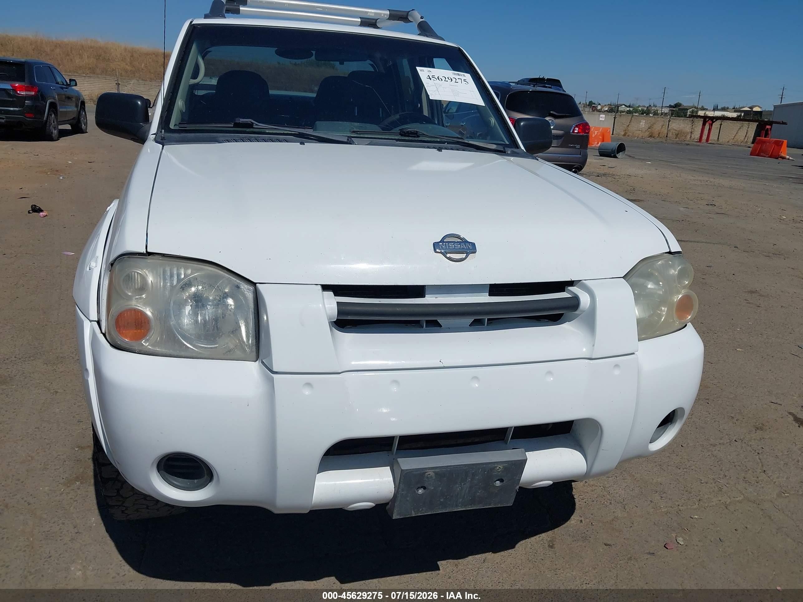 2002 Nissan Frontier Crew Cab Sc White vin: 1N6MD27Y72C388923