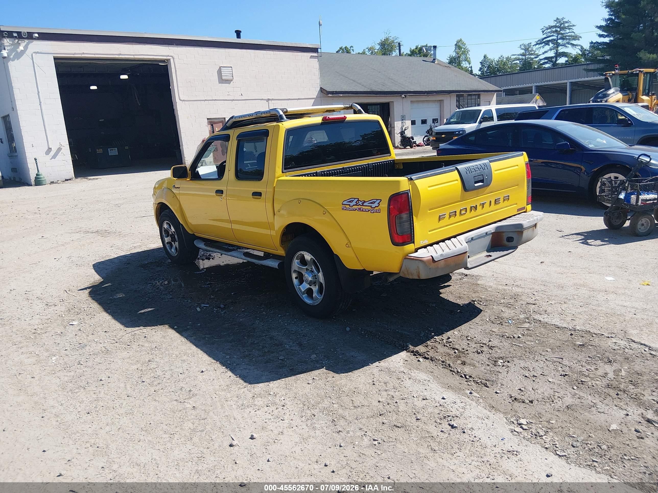 2001 Nissan Frontier Sc-v6 Желтый vin: 1N6MD27Y81C369974