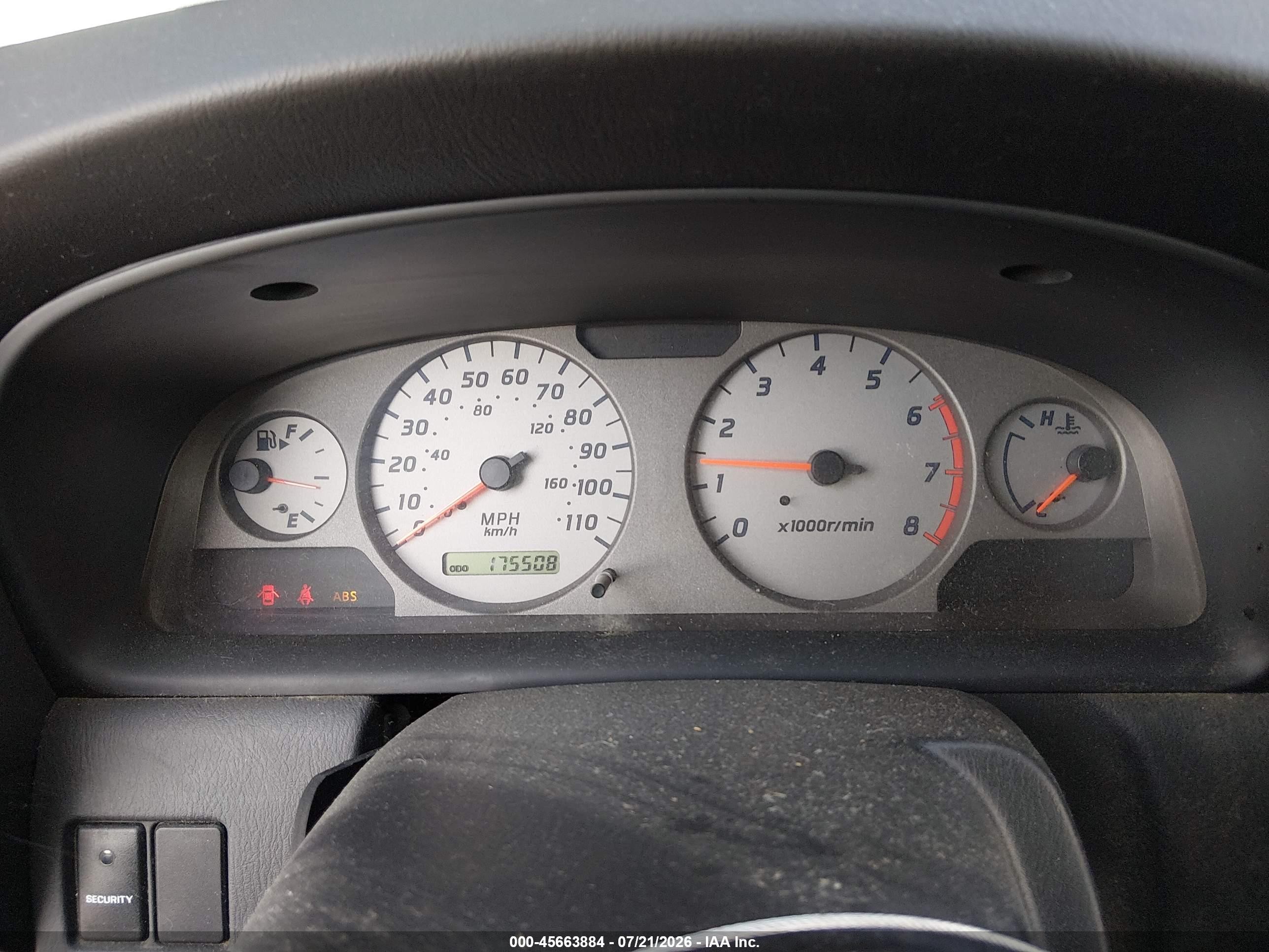 2001 Nissan Frontier Sc-v6 Black vin: 1N6MD27Y81C392638