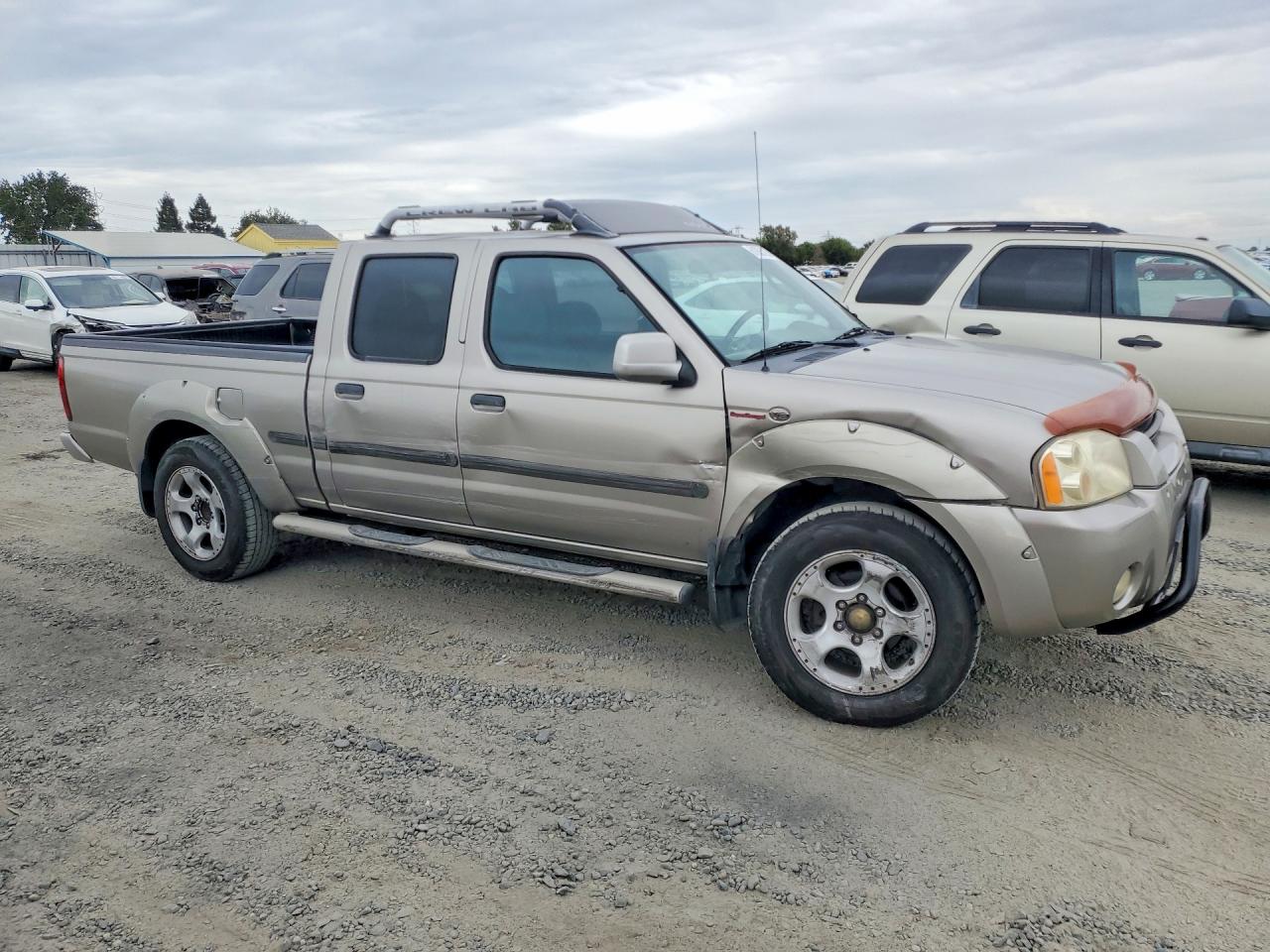 2004 Nissan Frontier Crew Cab Sc Beige vin: 1N6MD29X54C405161