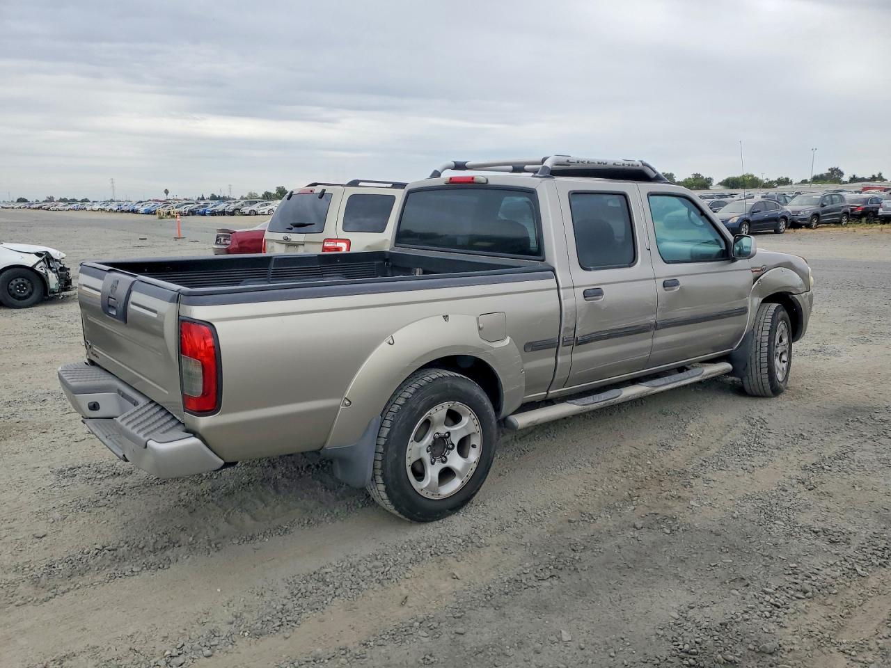 2004 Nissan Frontier Crew Cab Sc Beige vin: 1N6MD29X54C405161