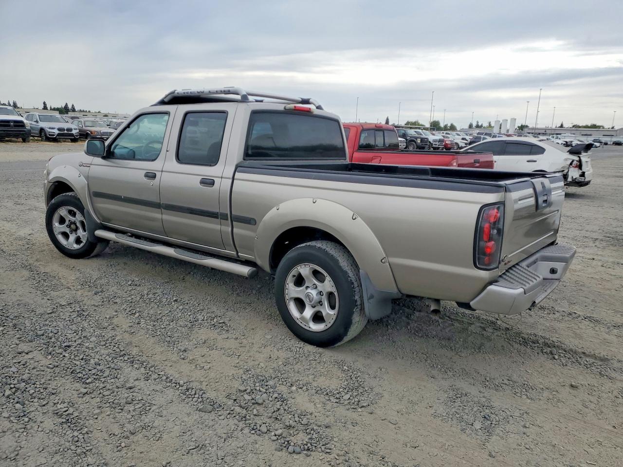 2004 Nissan Frontier Crew Cab Sc Beige vin: 1N6MD29X54C405161