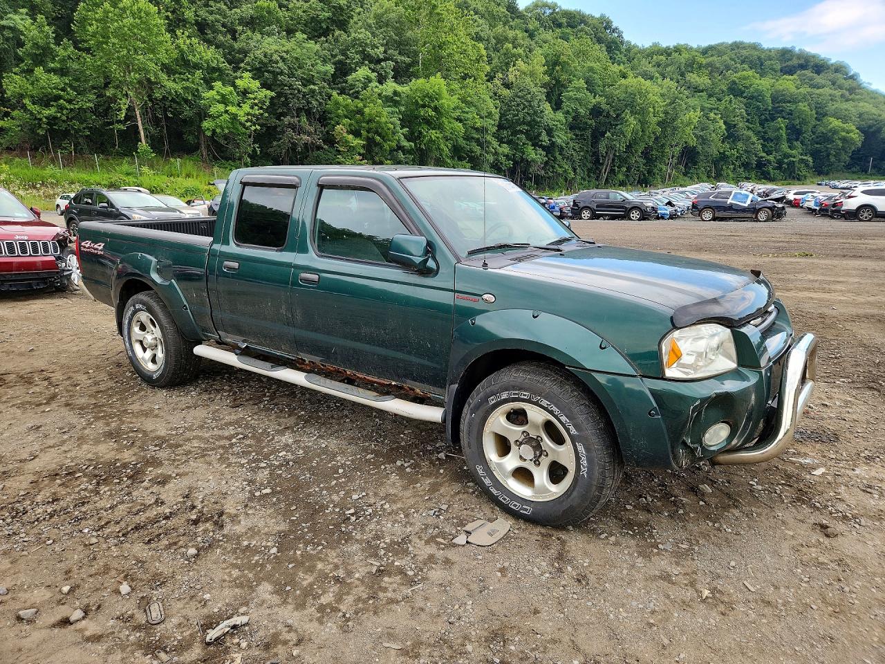 2002 Nissan Frontier Sve-v6 Зеленый vin: 1N6MD29Y22C390592