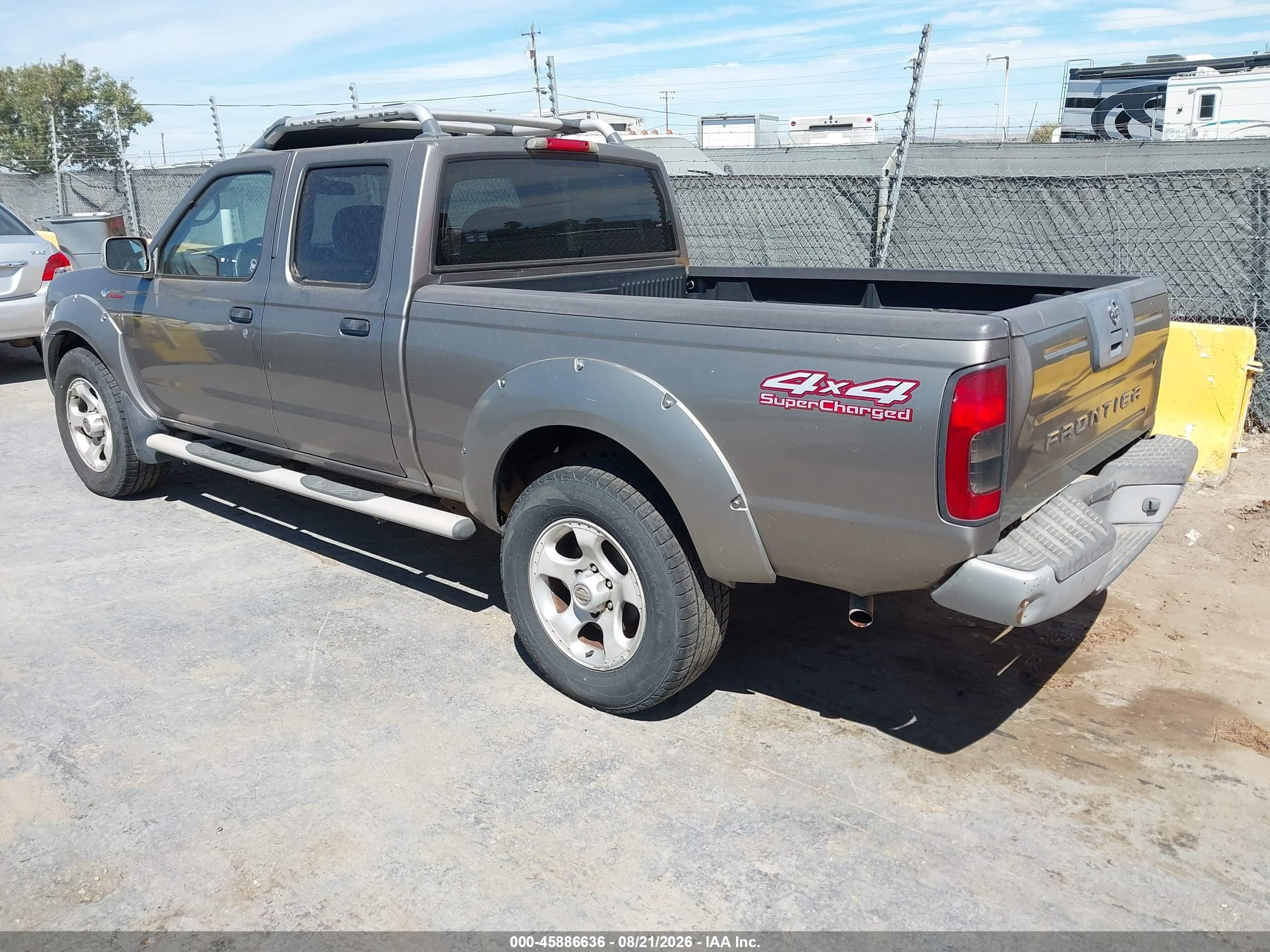 2003 Nissan Frontier 4wd Sc Brown vin: 1N6MD29Y43C448848