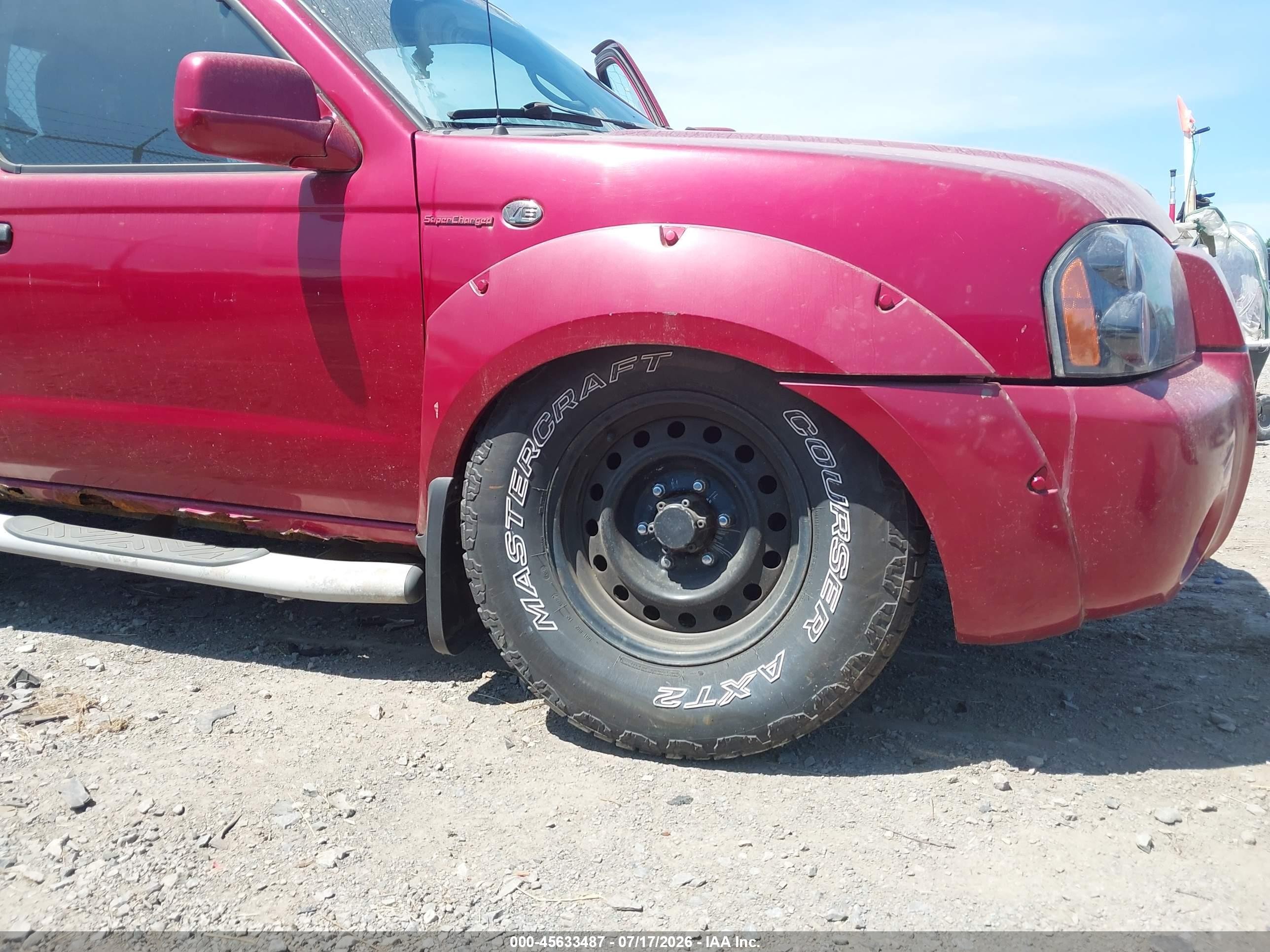 2002 Nissan Frontier Sc-v6 Red vin: 1N6MD29Y72C364540