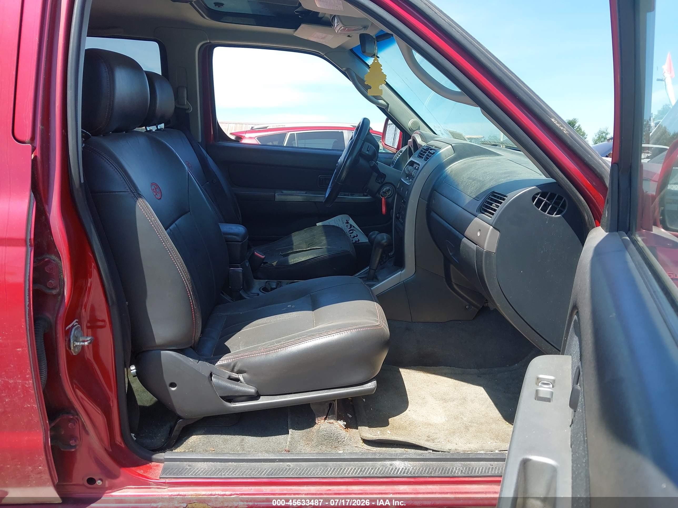 2002 Nissan Frontier Sc-v6 Red vin: 1N6MD29Y72C364540