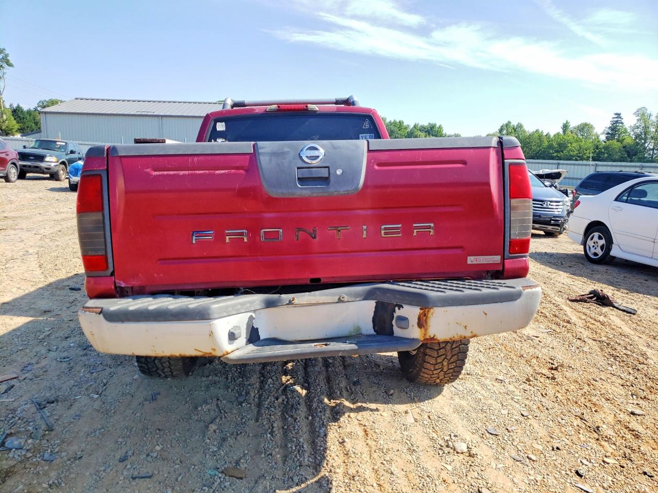 2002 Nissan Frontier Crew Cab Sc Red vin: 1N6MD29Y72C369334