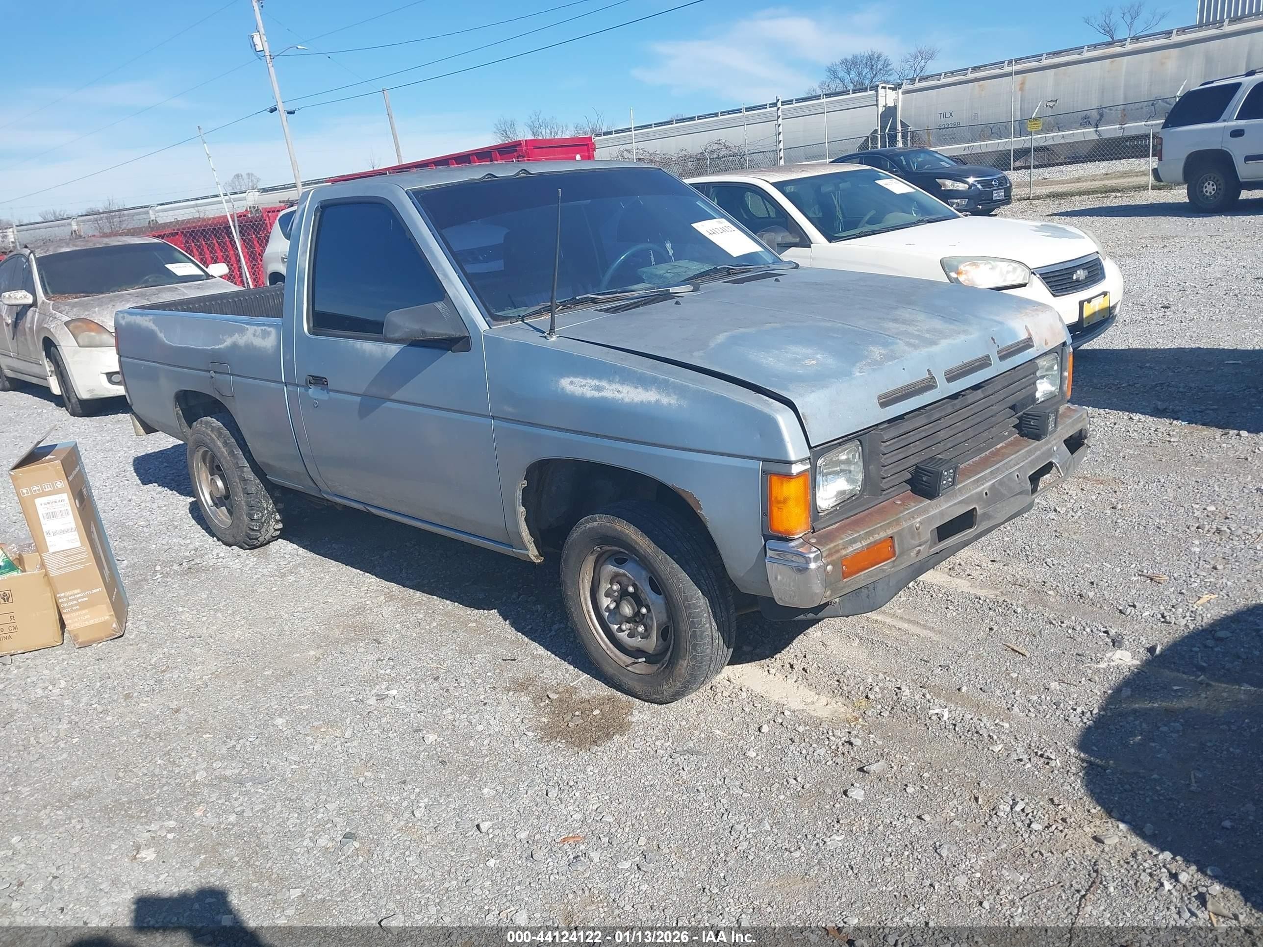 1987 Nissan D21 Short Bed Blue vin: 1N6ND11S2HC333484
