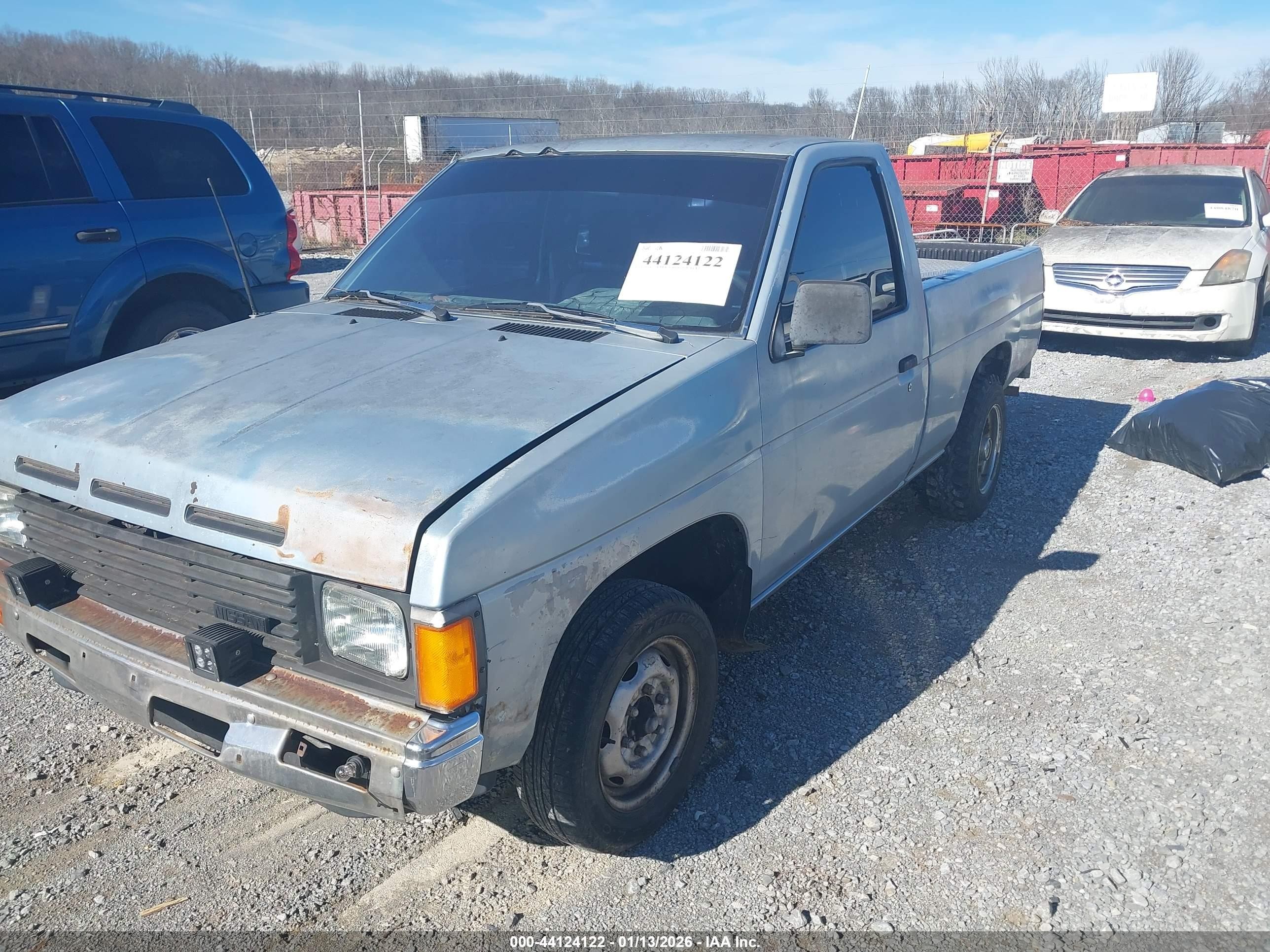 1987 Nissan D21 Short Bed Blue vin: 1N6ND11S2HC333484