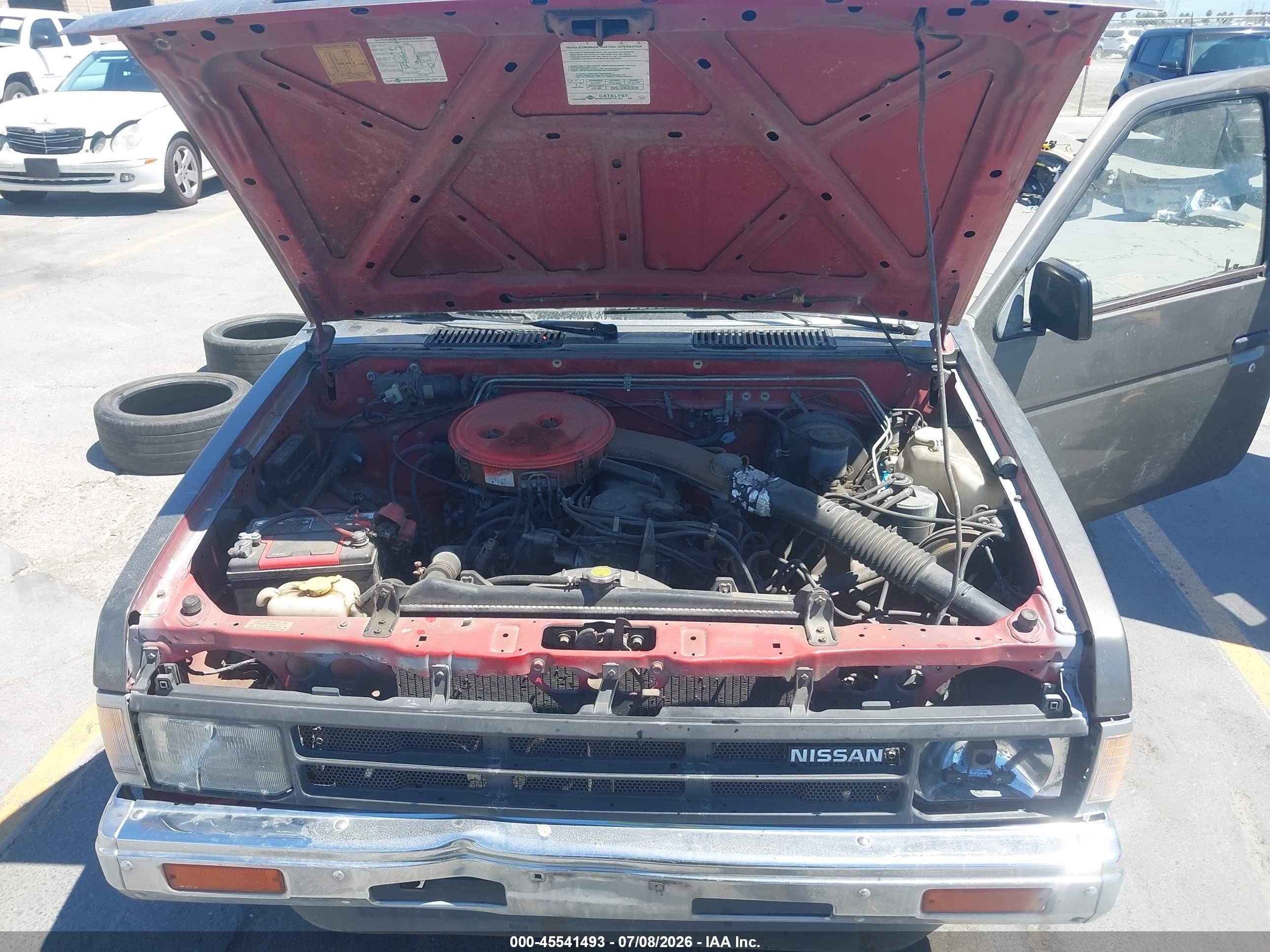 1989 Nissan D21 Short Bed Gray vin: 1N6ND11S2KC374110