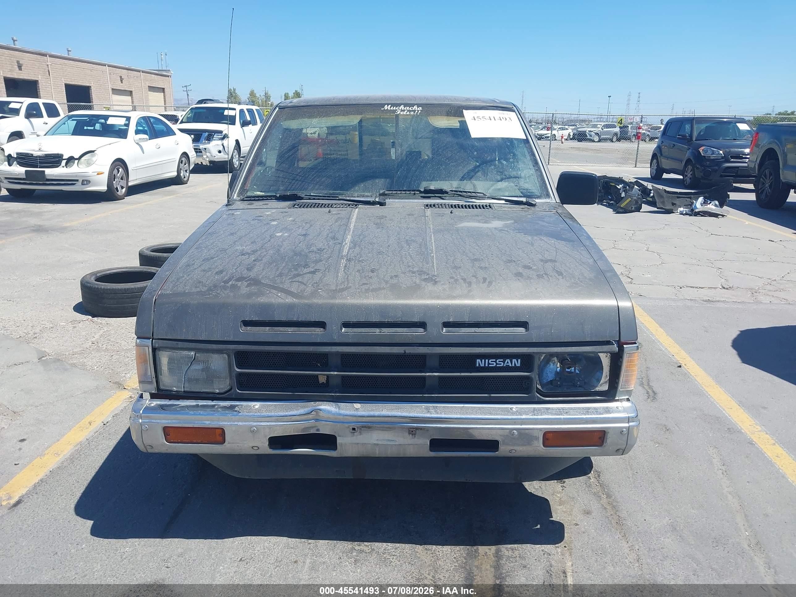 1989 Nissan D21 Short Bed Gray vin: 1N6ND11S2KC374110