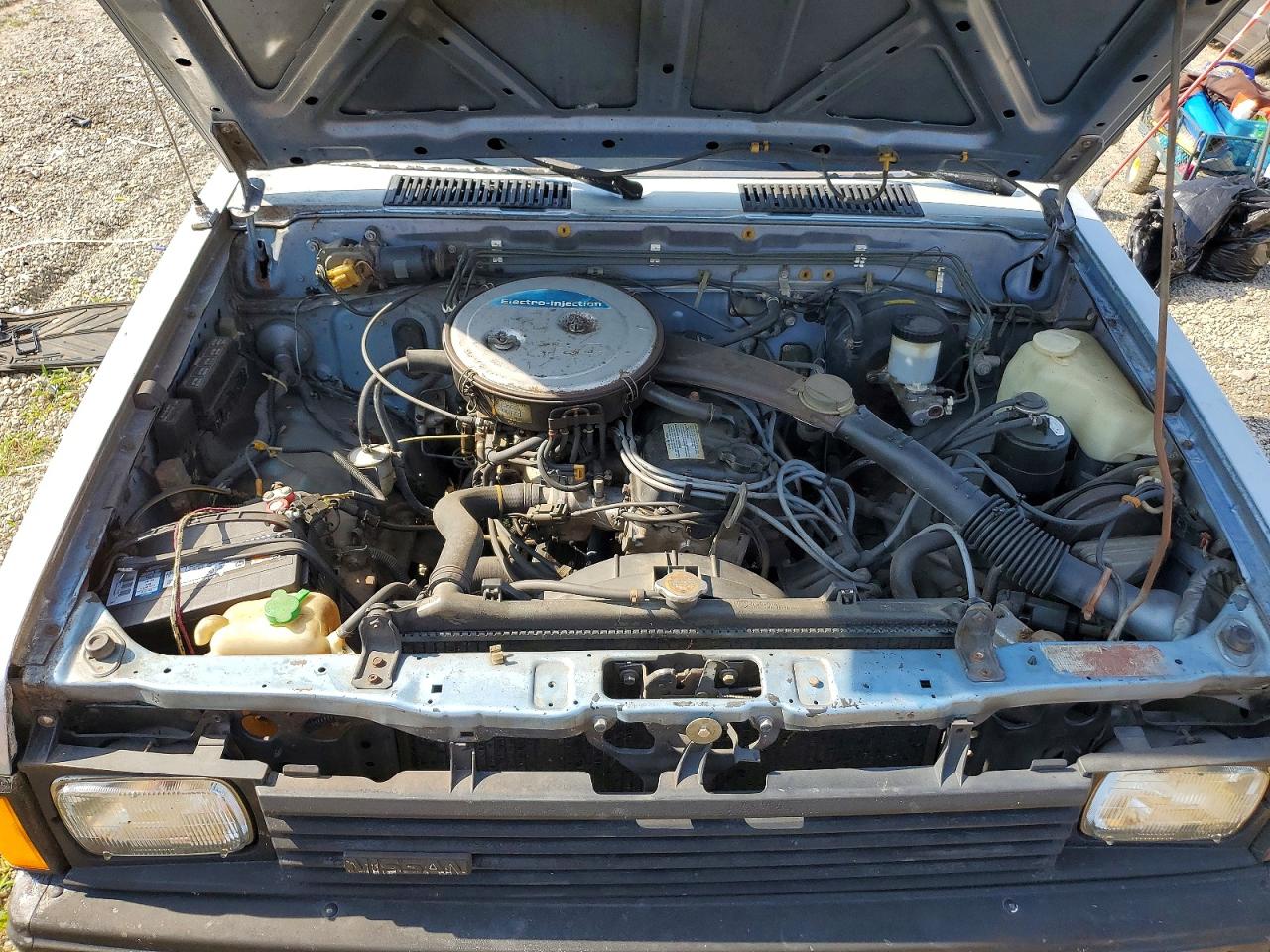 1986 Nissan D21 Short Bed Blue vin: 1N6ND11S3GC378867