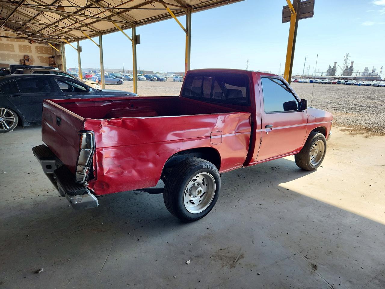 1989 Nissan D21 Short Bed Red vin: 1N6ND11S5KC300115