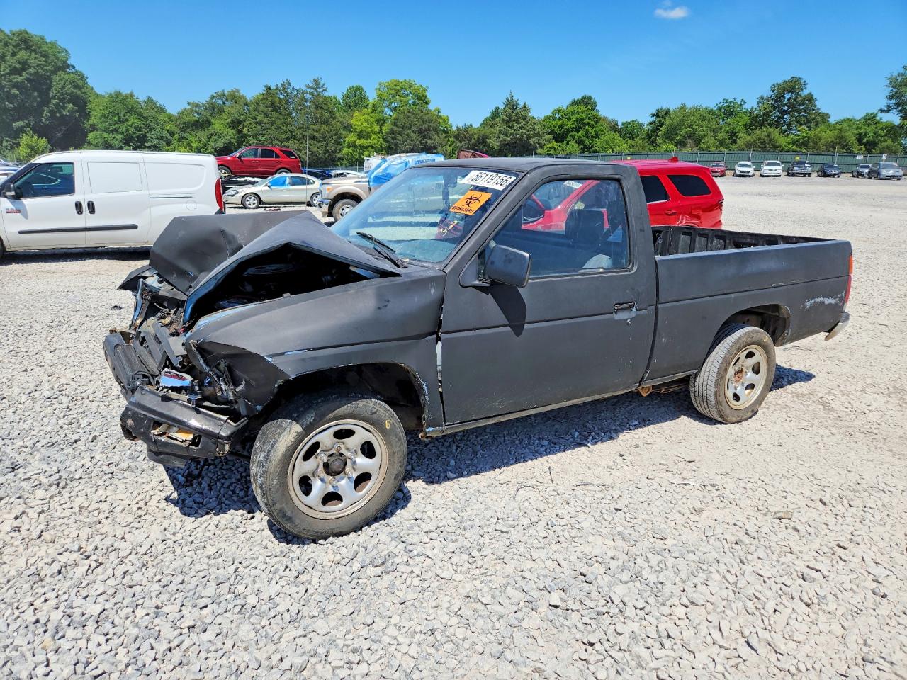 1989 Nissan D21 Short Bed Black vin: 1N6ND11S8KC419759