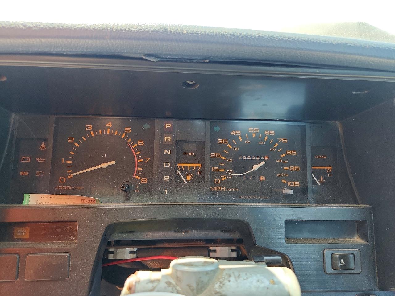 1989 Nissan D21 Short Bed Black vin: 1N6ND11S8KC419759