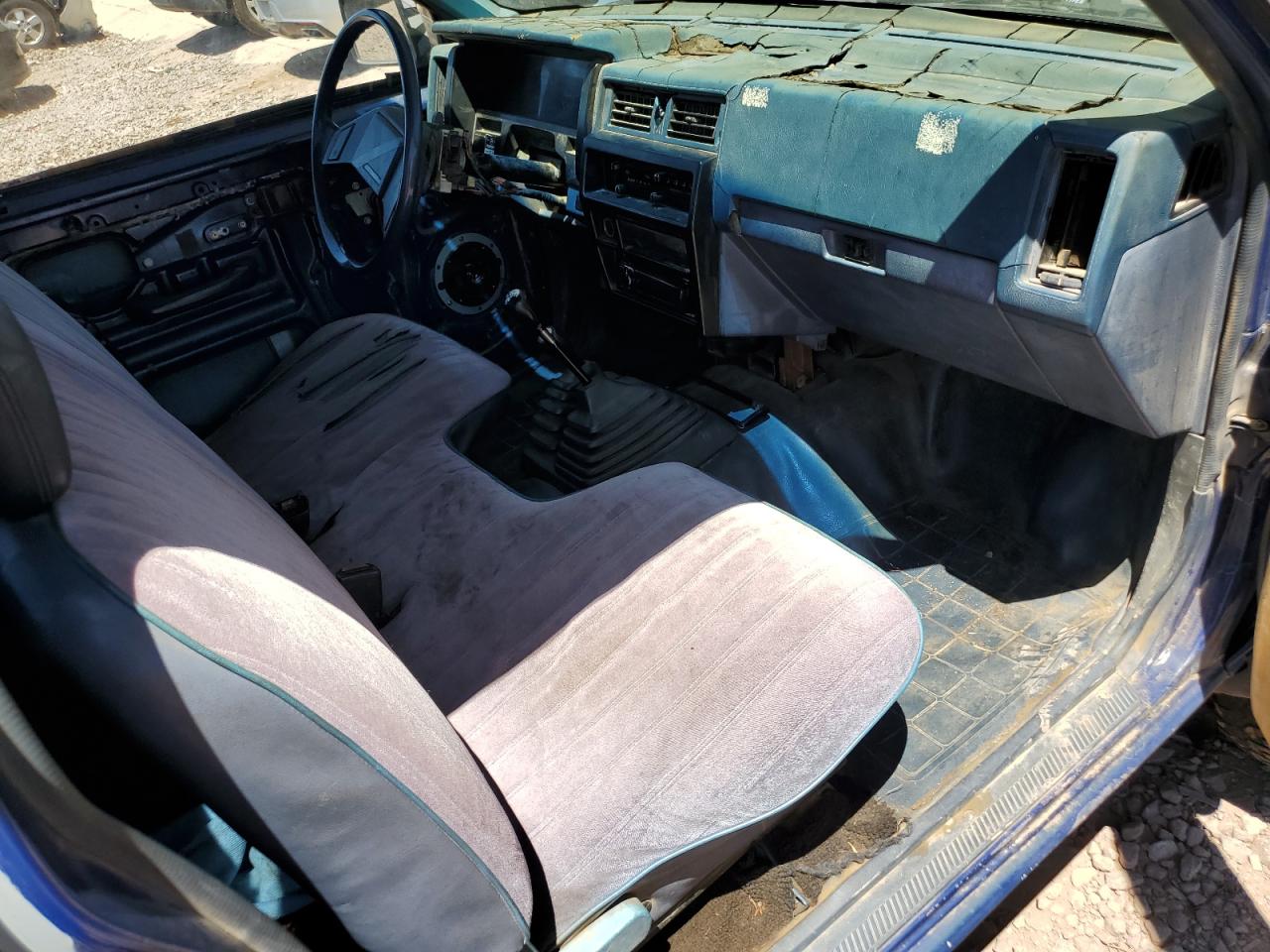 1987 Nissan D21 Short Bed   Blue vin: 1N6ND11Y5HC306798