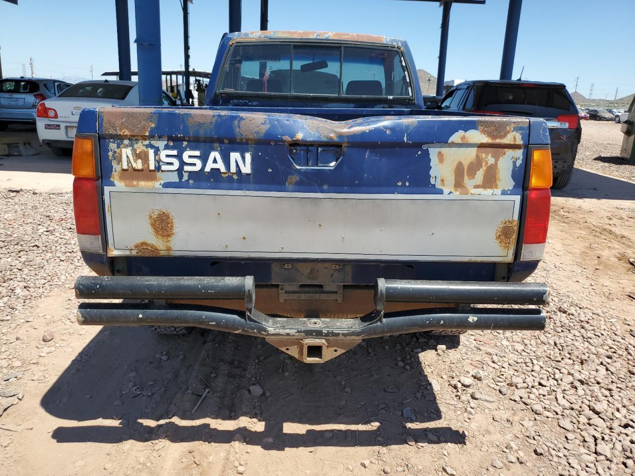 1987 Nissan D21 Short Bed   Blue vin: 1N6ND11Y5HC306798