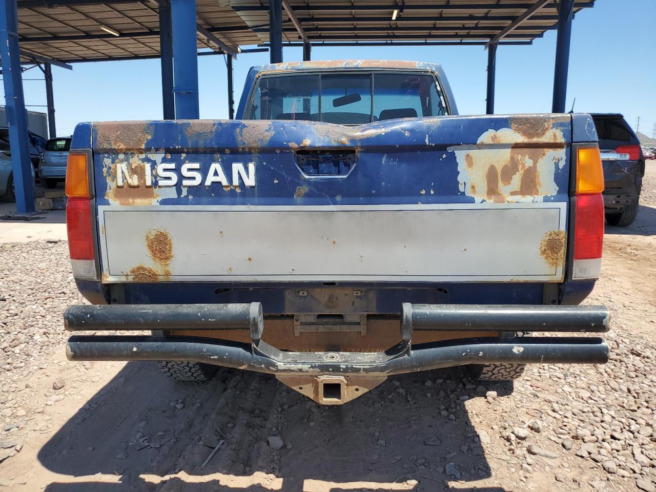 1987 Nissan D21 Short Bed   Blue vin: 1N6ND11Y5HC306798