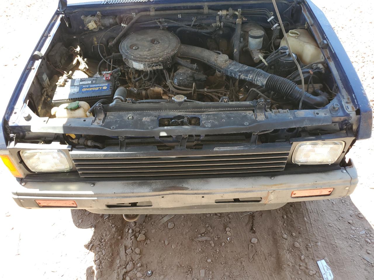 1987 Nissan D21 Short Bed   Blue vin: 1N6ND11Y5HC306798