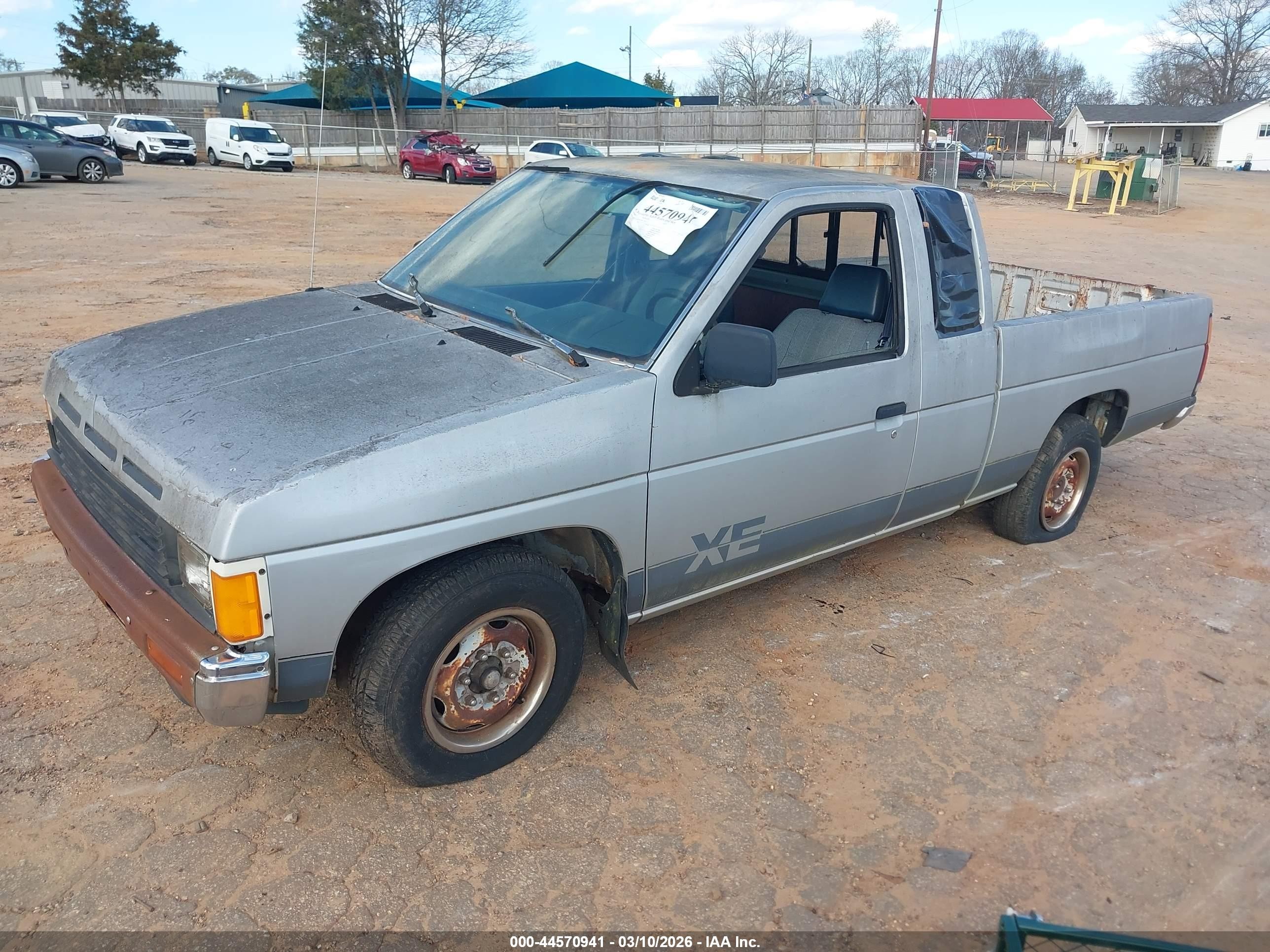1987 Nissan D21 King Cab Silver vin: 1N6ND16S2HC374352