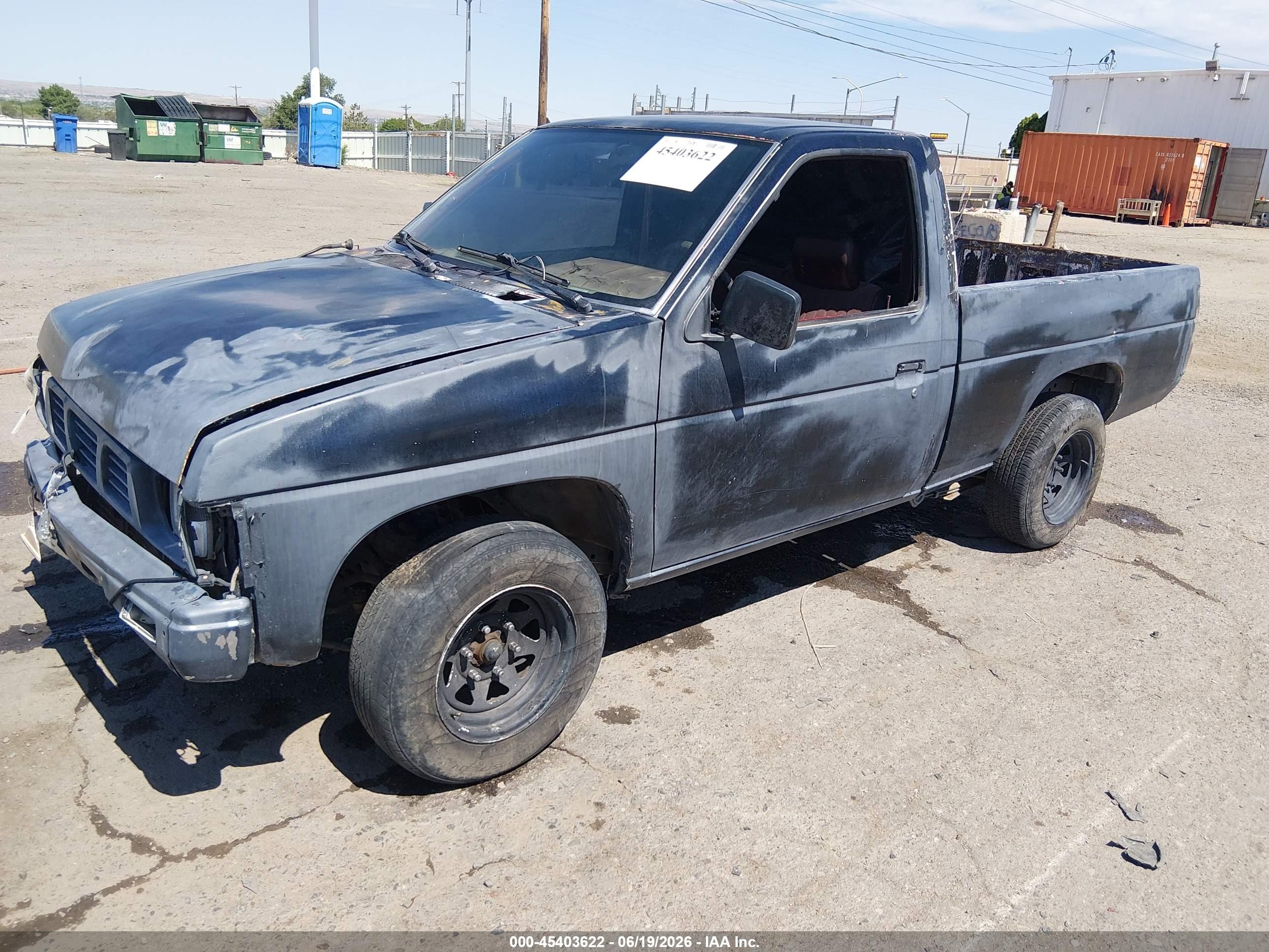 1991 Nissan Truck Short Wheelbase Black vin: 1N6SD11S0MC336154