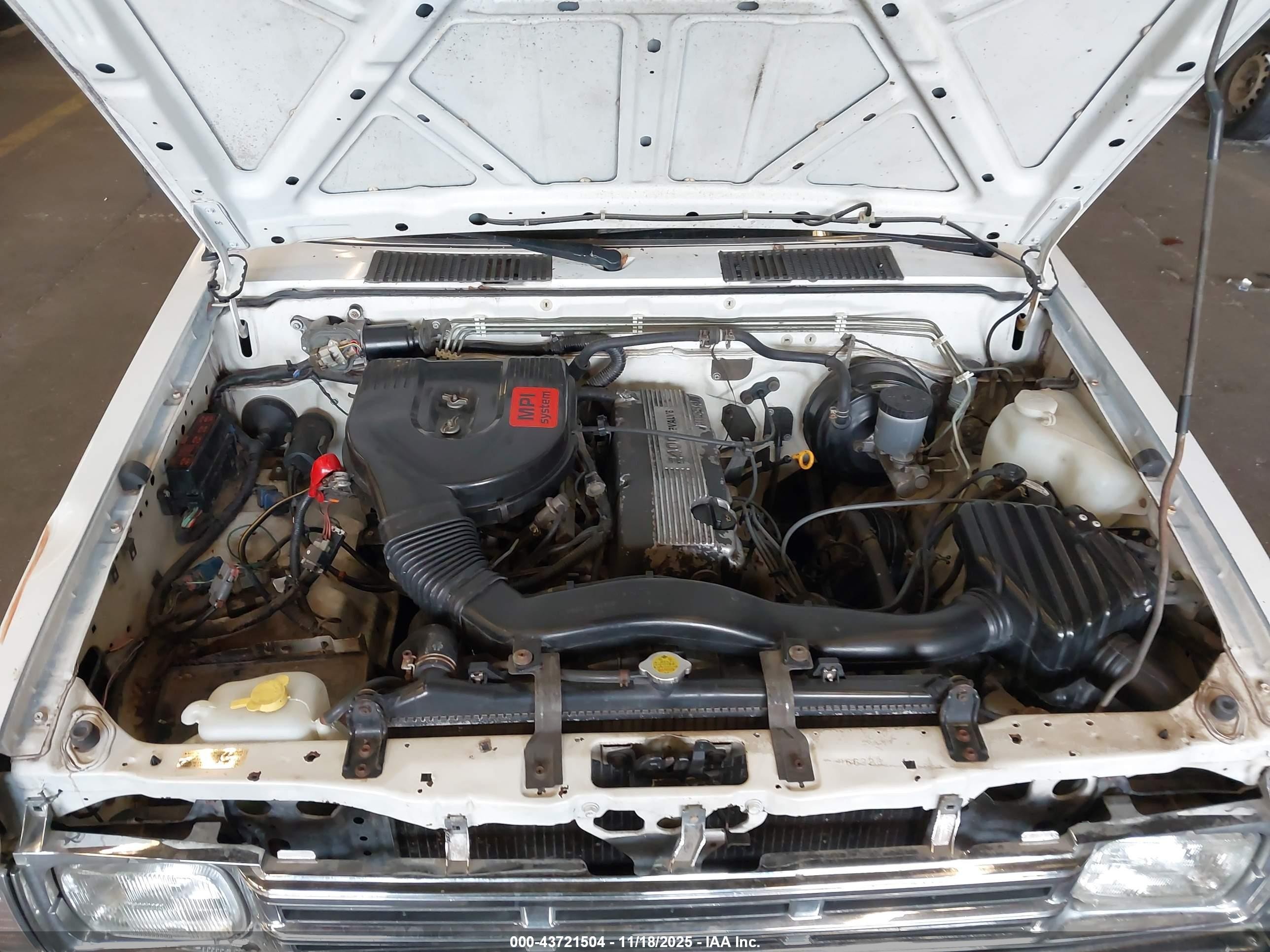 1991 Nissan Truck Short Wheelbase White vin: 1N6SD11S0MC366223