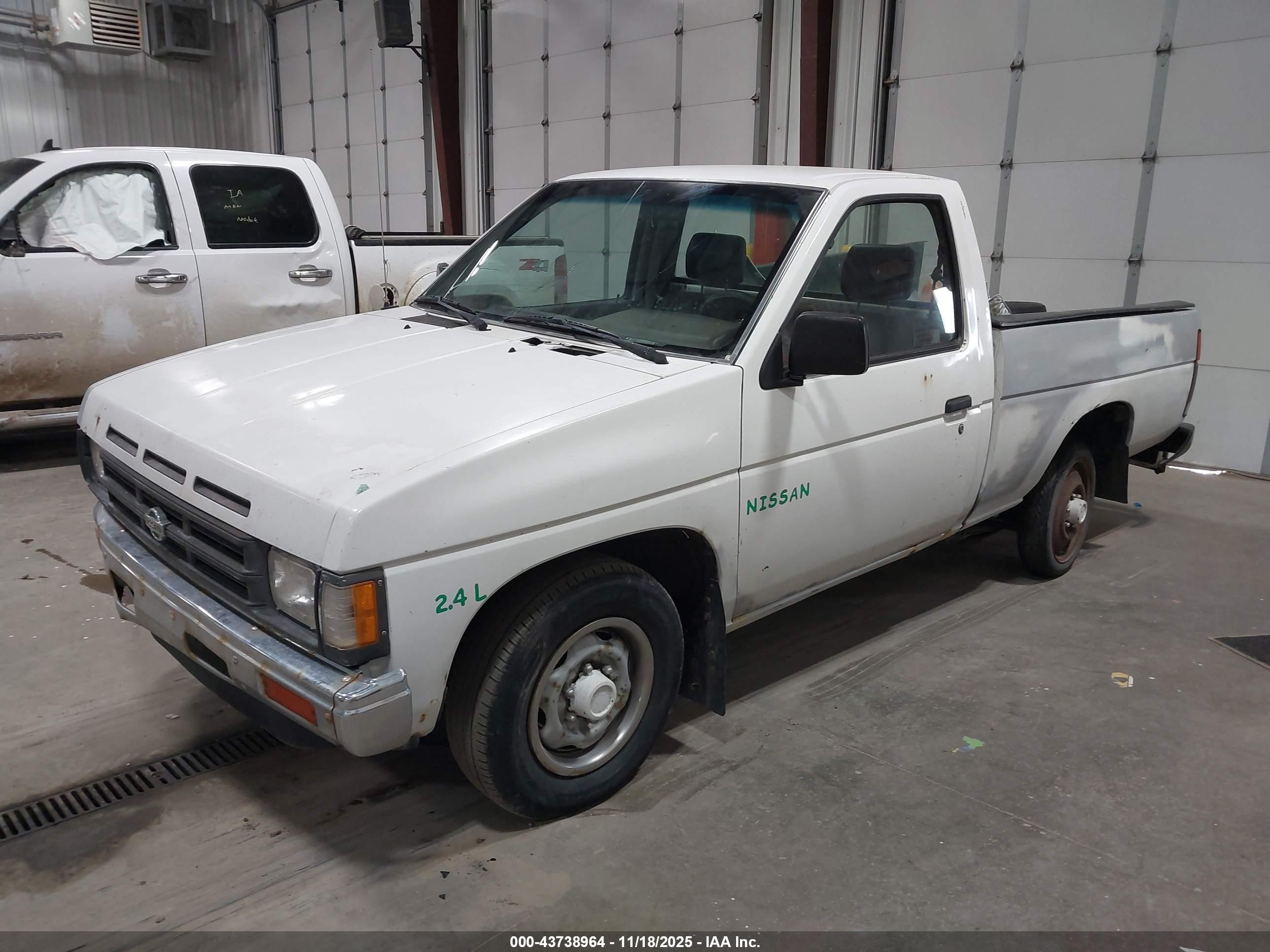 1991 Nissan Truck Short Wheelbase White vin: 1N6SD11S0MC376198
